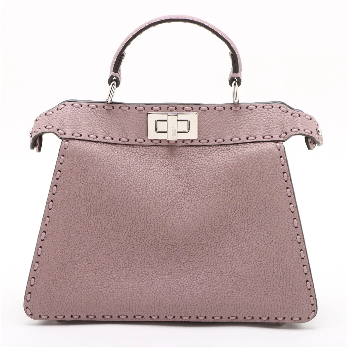 Selleria Peekaboo ICYU Small Leather 2WAY Handbag Pink 8BN327 — view 2