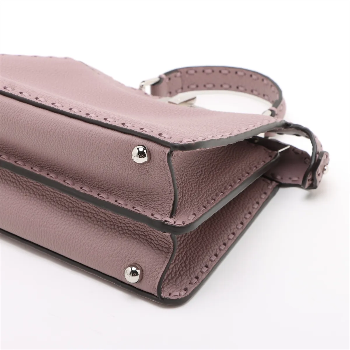 Selleria Peekaboo ICYU Small Leather 2WAY Handbag Pink 8BN327 — view 3
