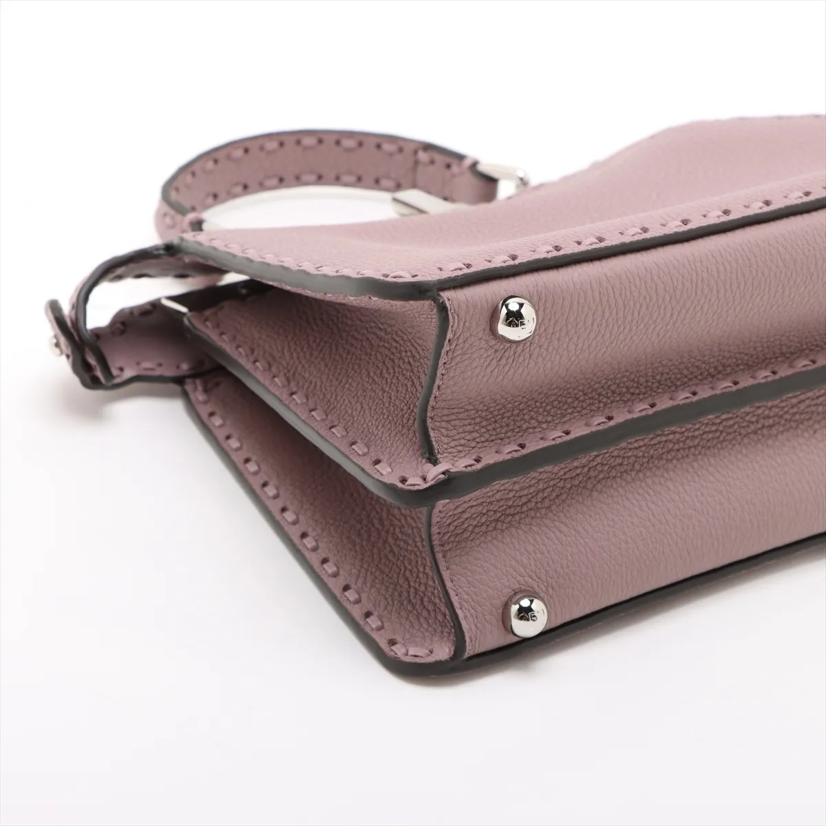 Selleria Peekaboo ICYU Small Leather 2WAY Handbag Pink 8BN327 — view 4