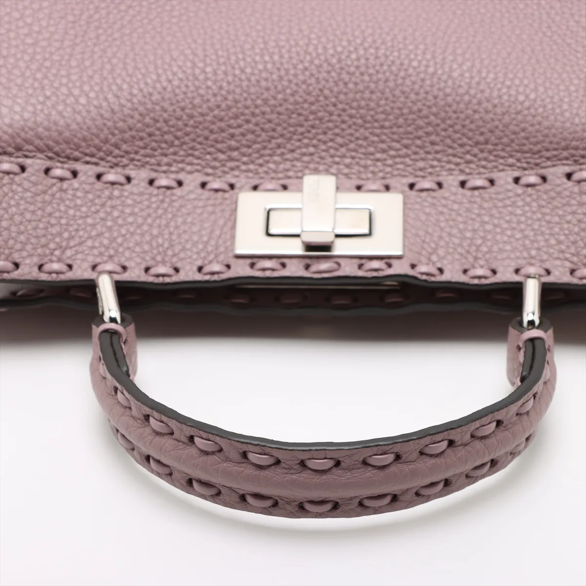 Selleria Peekaboo ICYU Small Leather 2WAY Handbag Pink 8BN327 — view 5