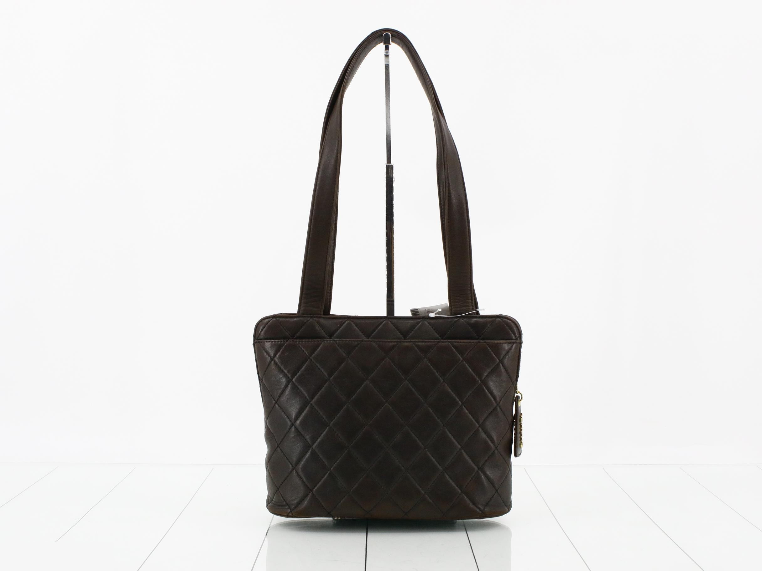 Lambskin tote bag — view 2