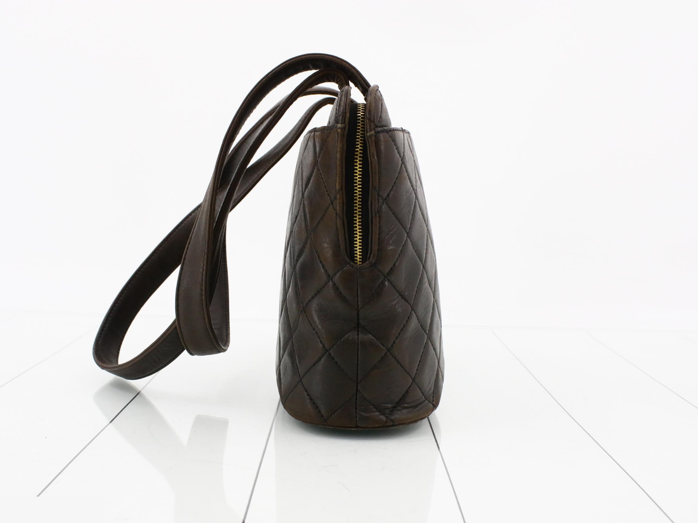 Lambskin tote bag — view 3