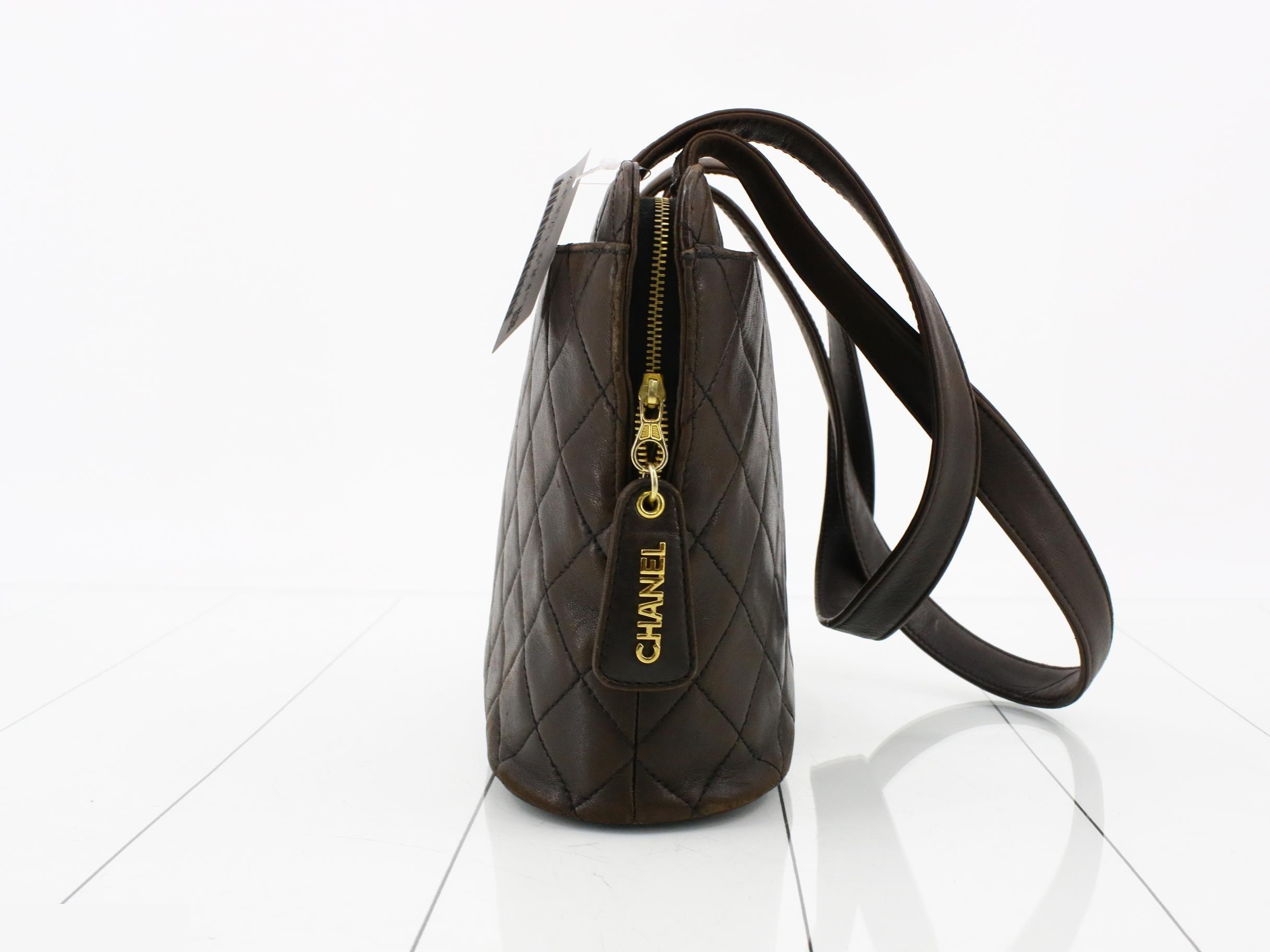 Lambskin tote bag — view 4