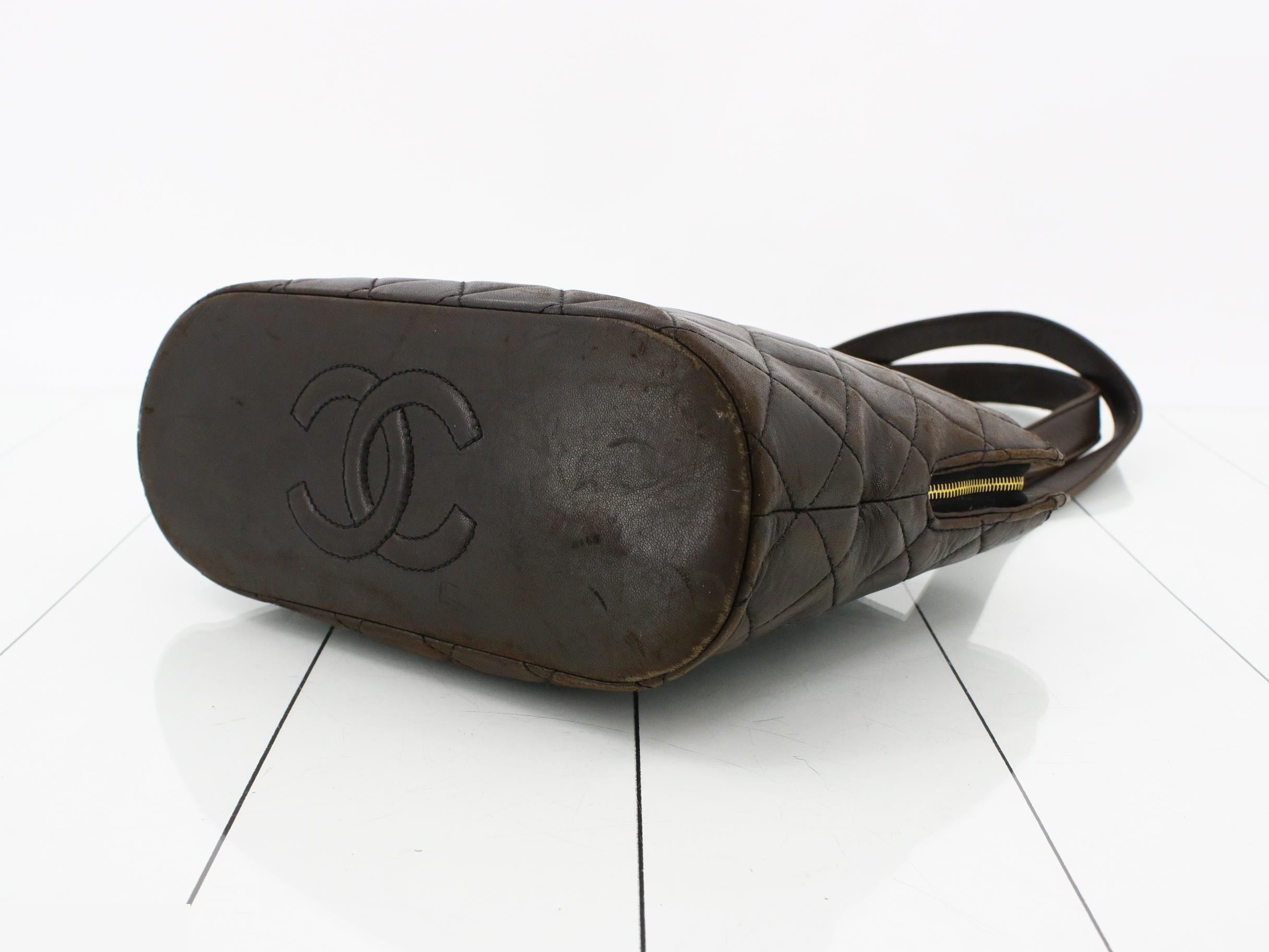 Lambskin tote bag — view 6