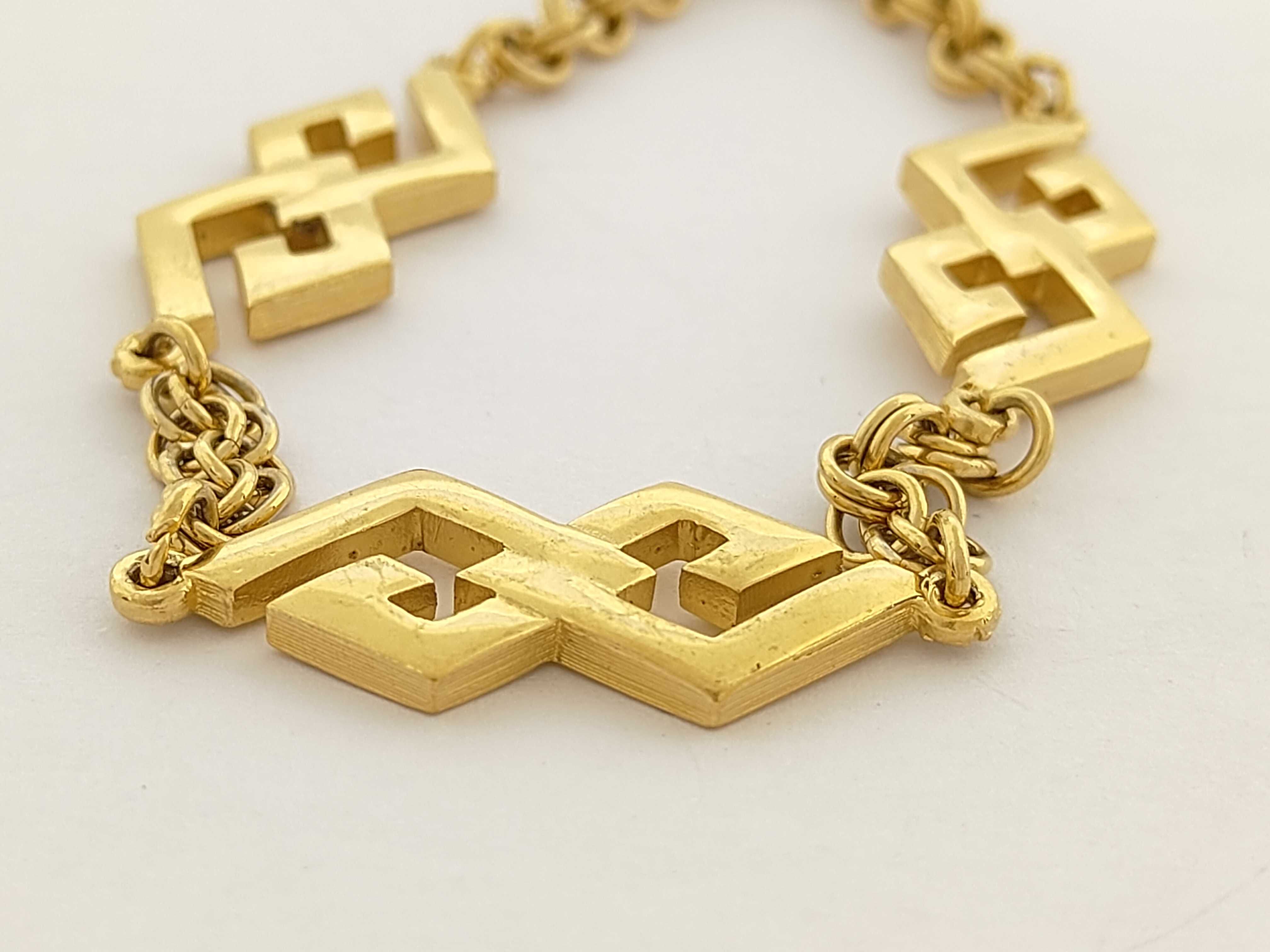 Long Necklace, Gold, G Logo Necklace — view 3