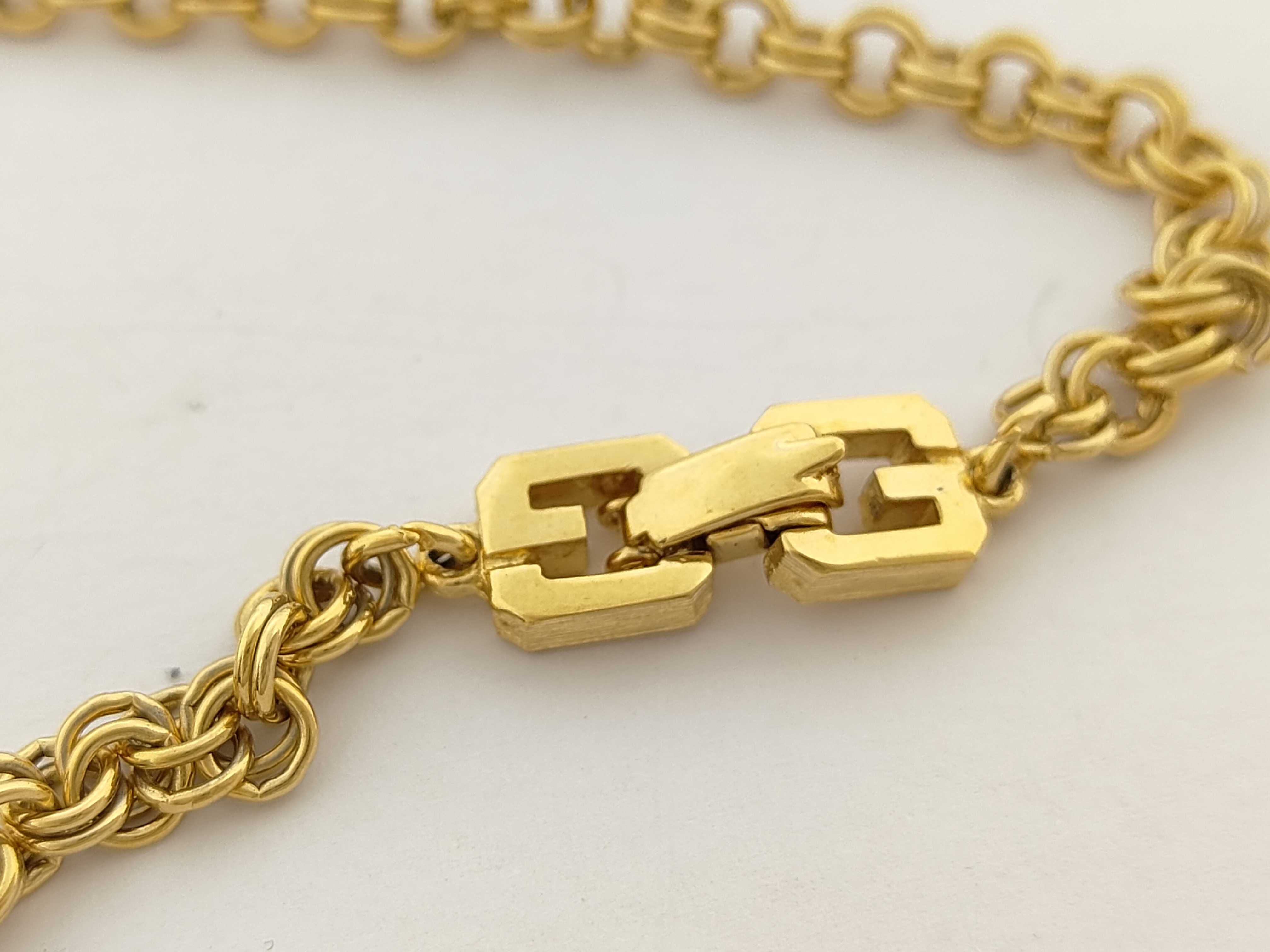 Long Necklace, Gold, G Logo Necklace — view 6