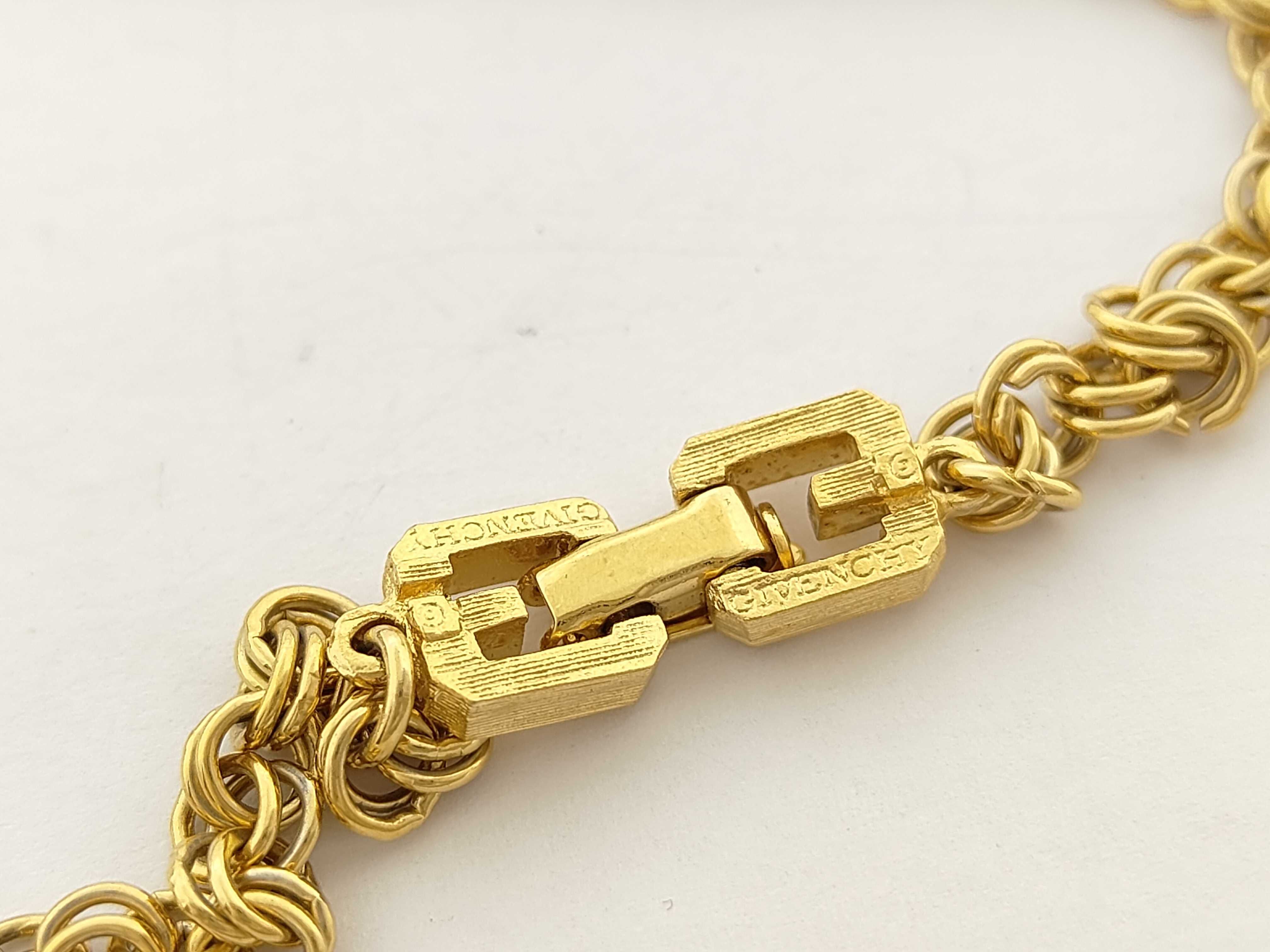 Long Necklace, Gold, G Logo Necklace — view 7