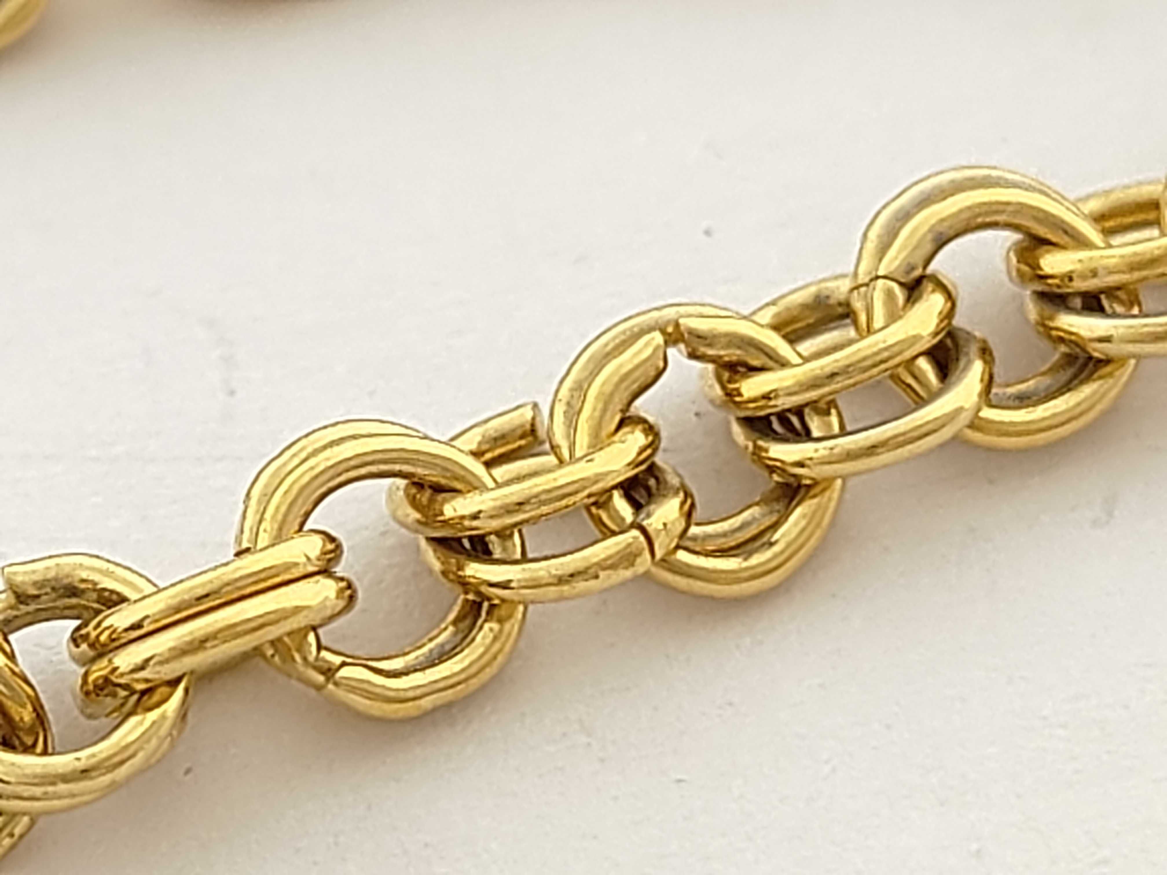 Long Necklace, Gold, G Logo Necklace — view 9