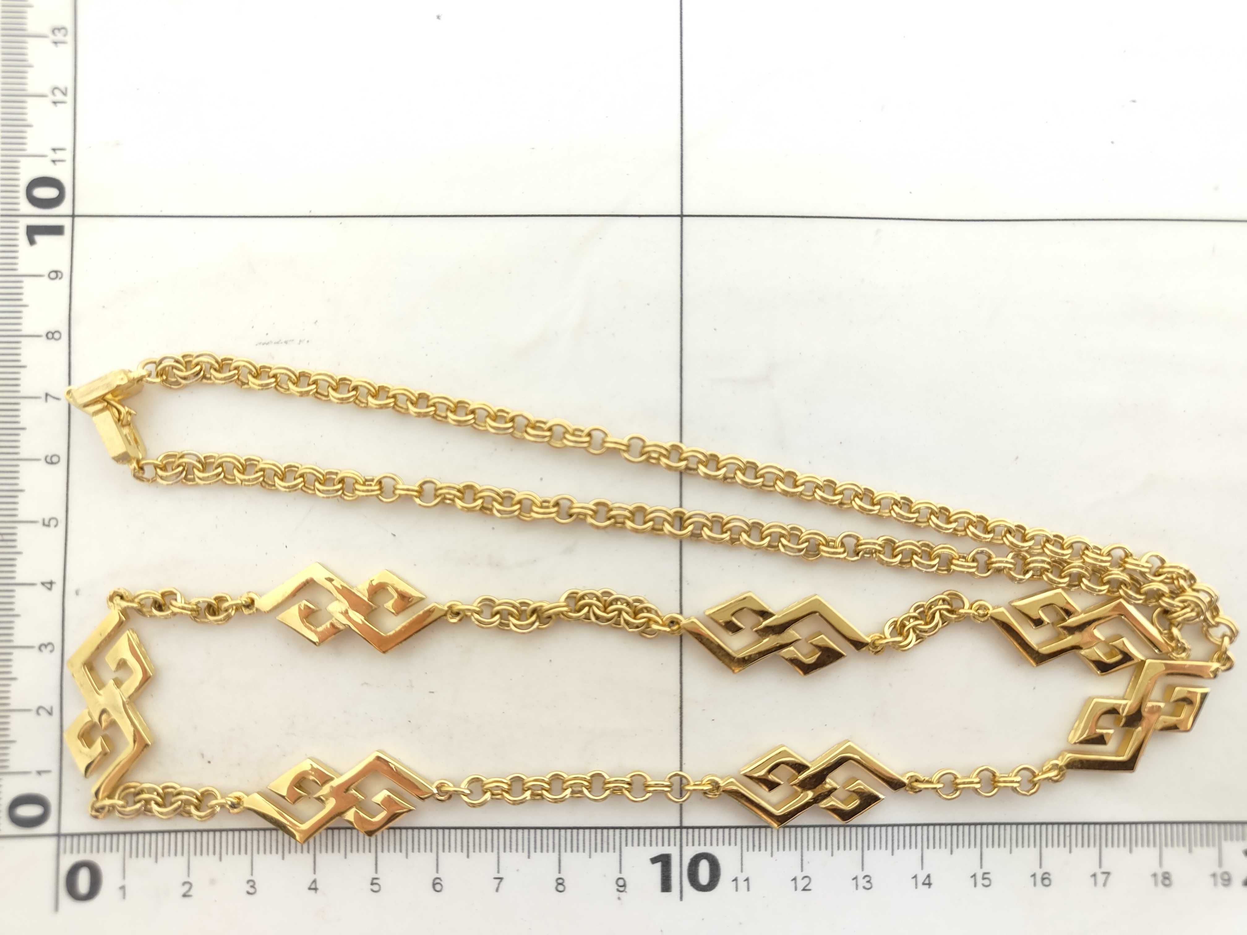 Long Necklace, Gold, G Logo Necklace — view 10