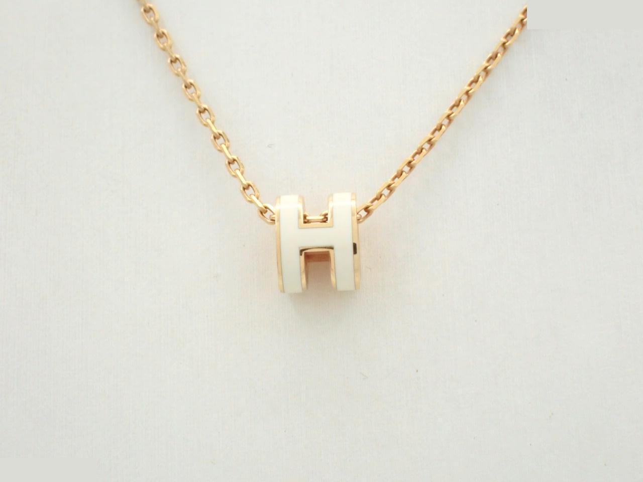 Mini Pop H Pendant Necklace, Chain approx. 38cm
