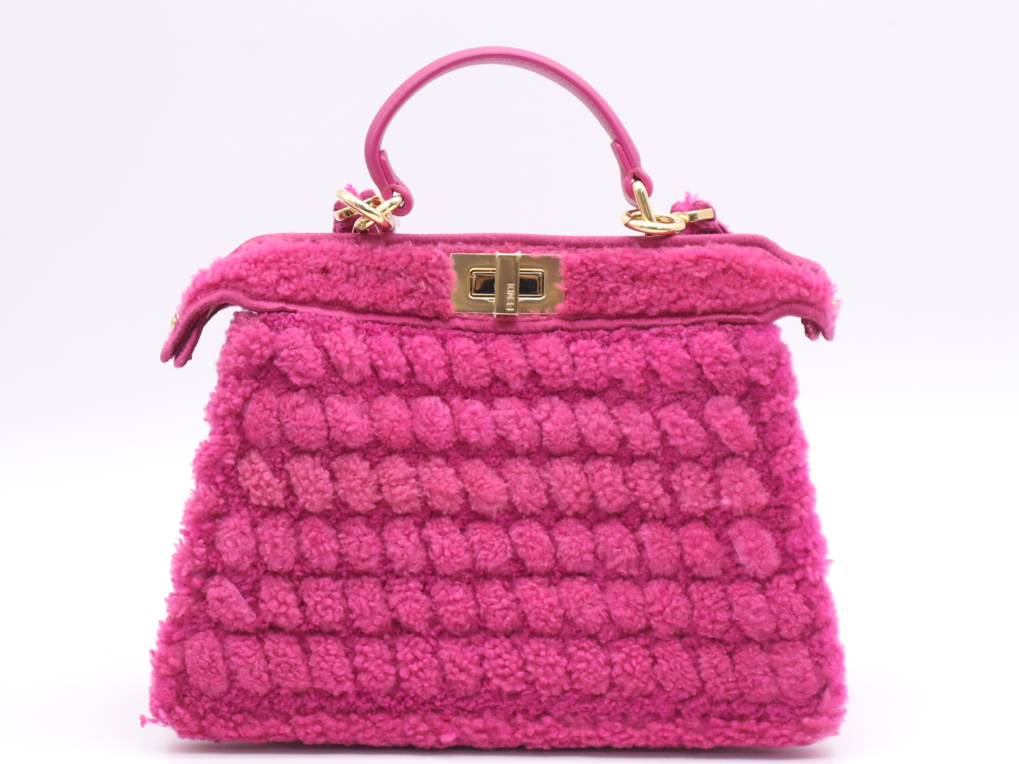 Boa Peekaboo I.U. Small Boa 2-Way Handbag, Pink, Gold Hardware, with Shoulder Strap — view 2