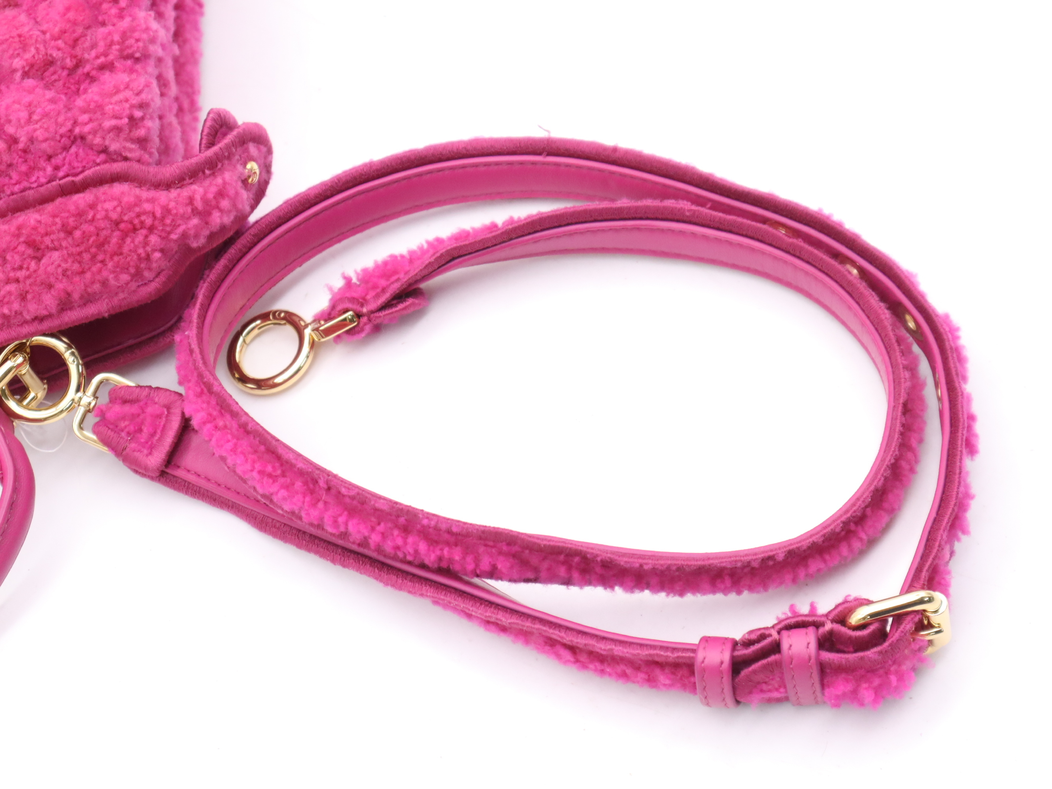 Boa Peekaboo I.U. Small Boa 2-Way Handbag, Pink, Gold Hardware, with Shoulder Strap — view 12