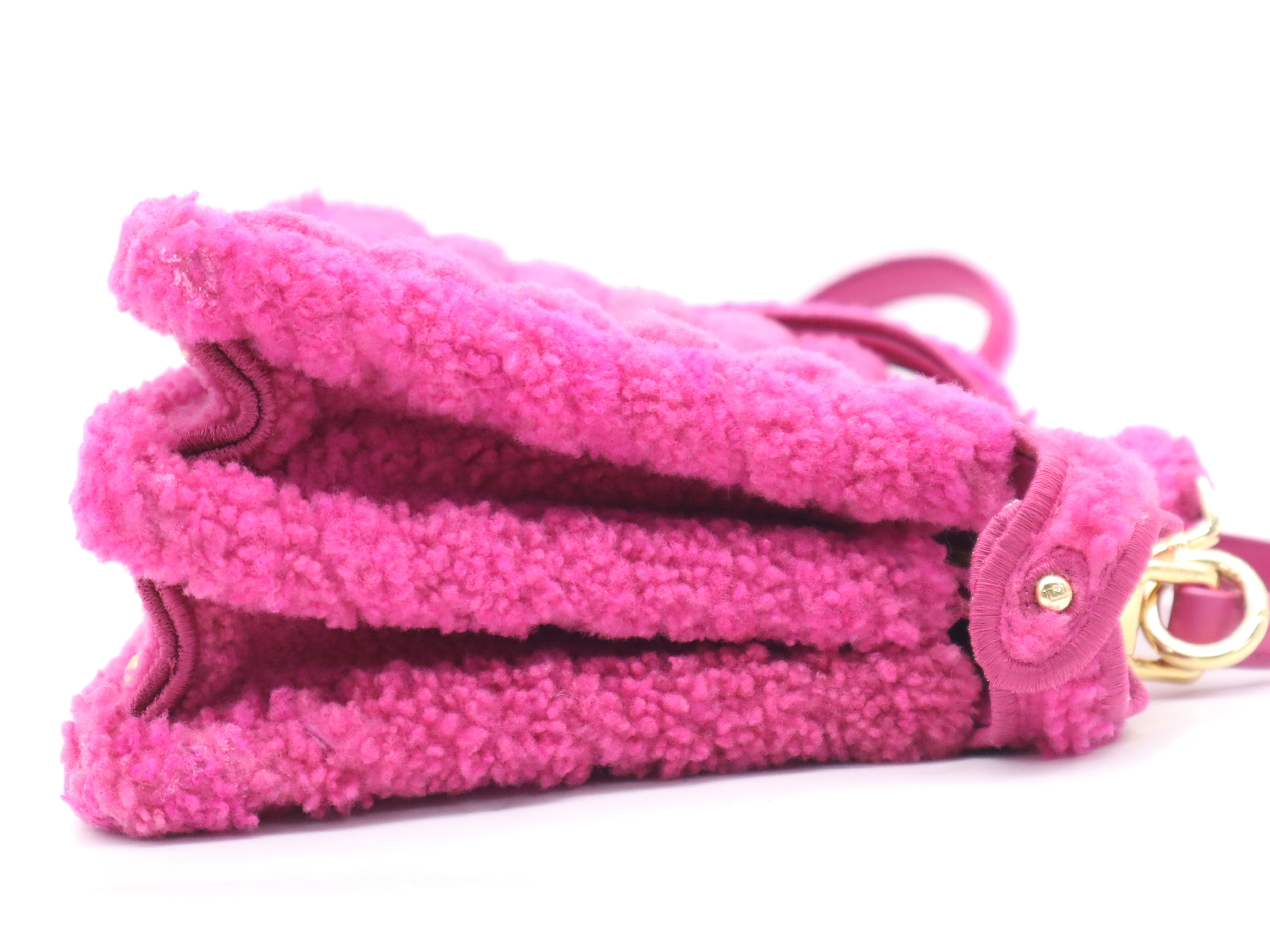 Boa Peekaboo I.U. Small Boa 2-Way Handbag, Pink, Gold Hardware, with Shoulder Strap — view 5