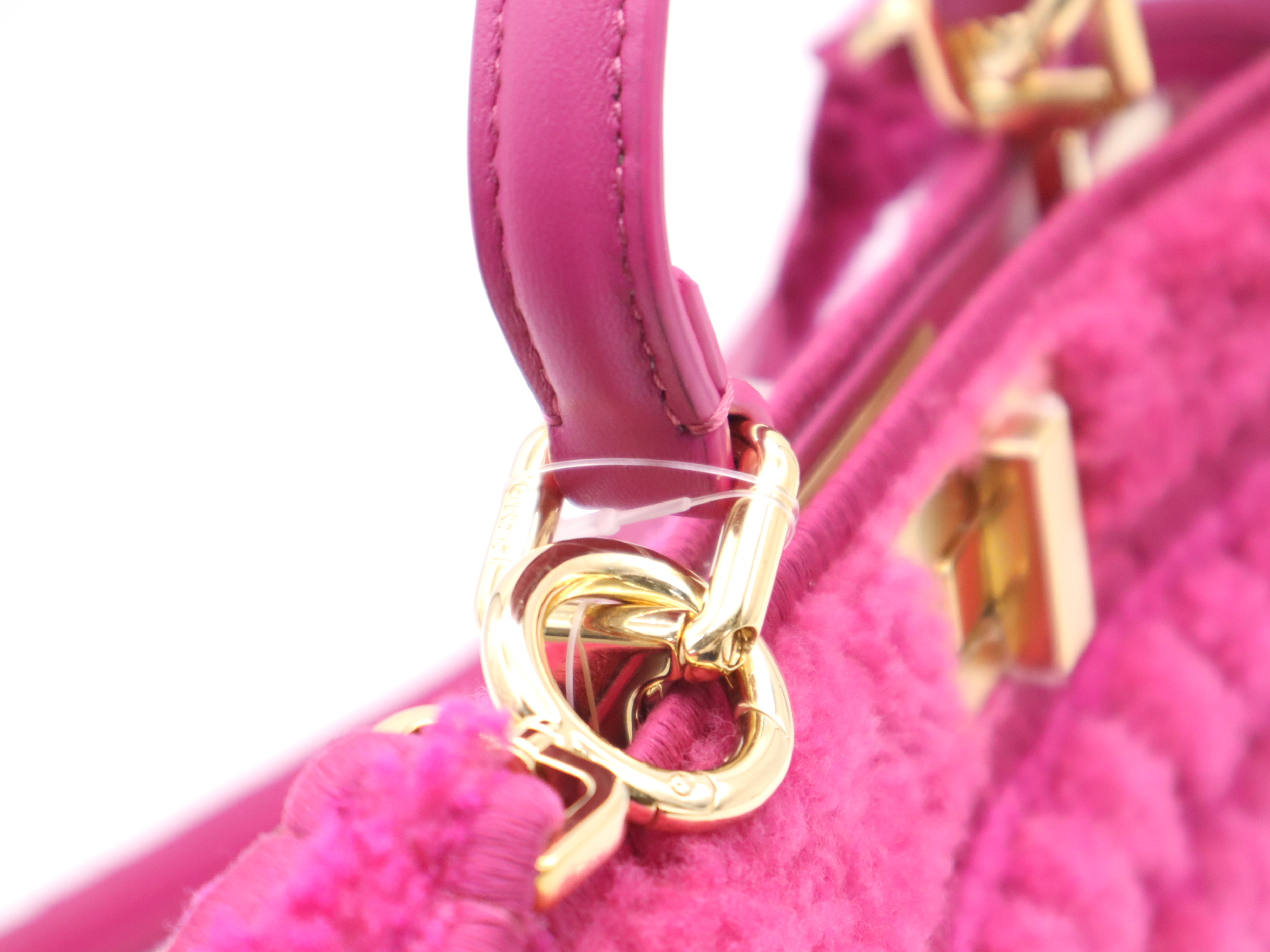 Boa Peekaboo I.U. Small Boa 2-Way Handbag, Pink, Gold Hardware, with Shoulder Strap — view 8