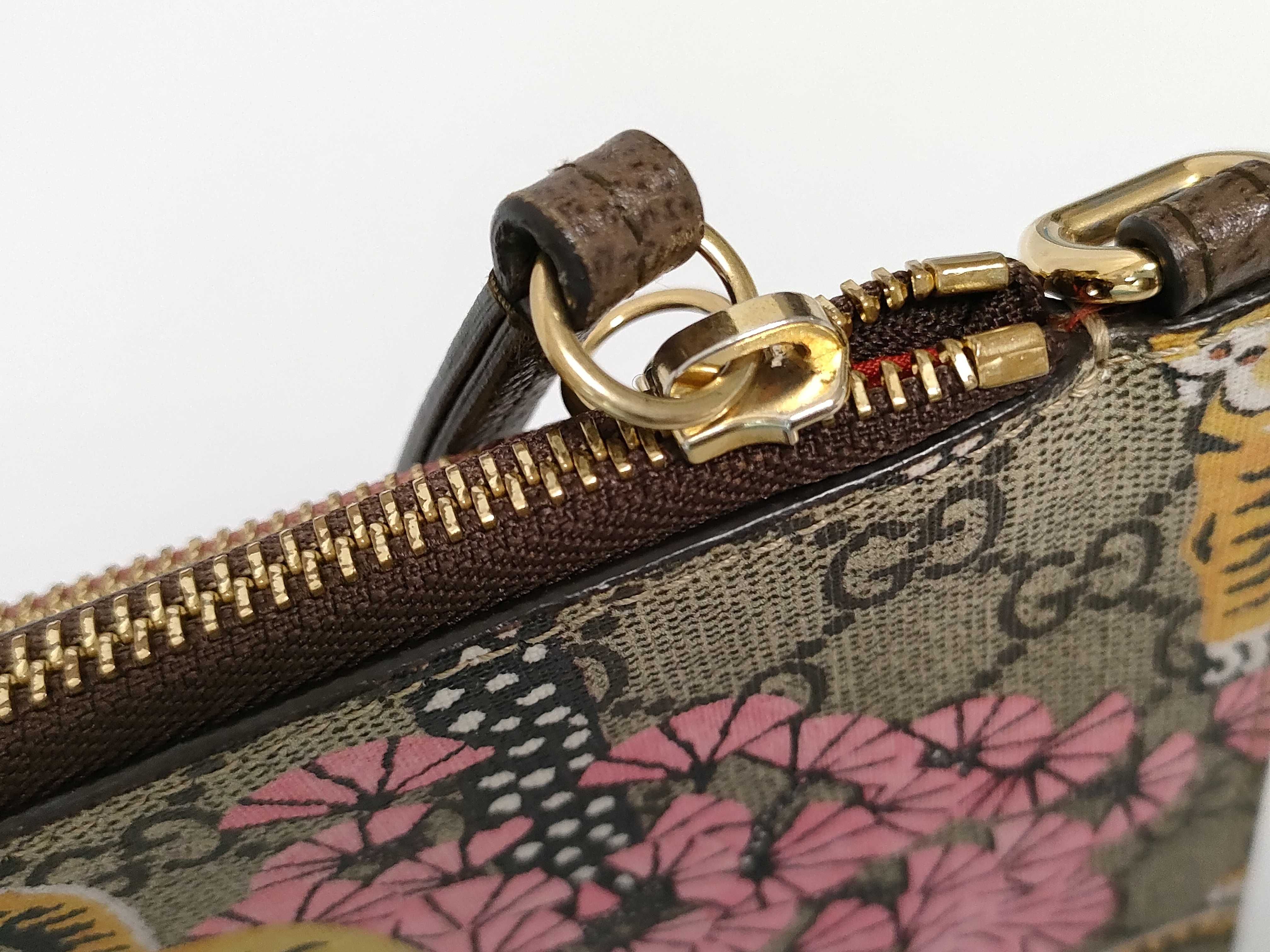 GG Supreme PVC x Leather Handbag — view 5