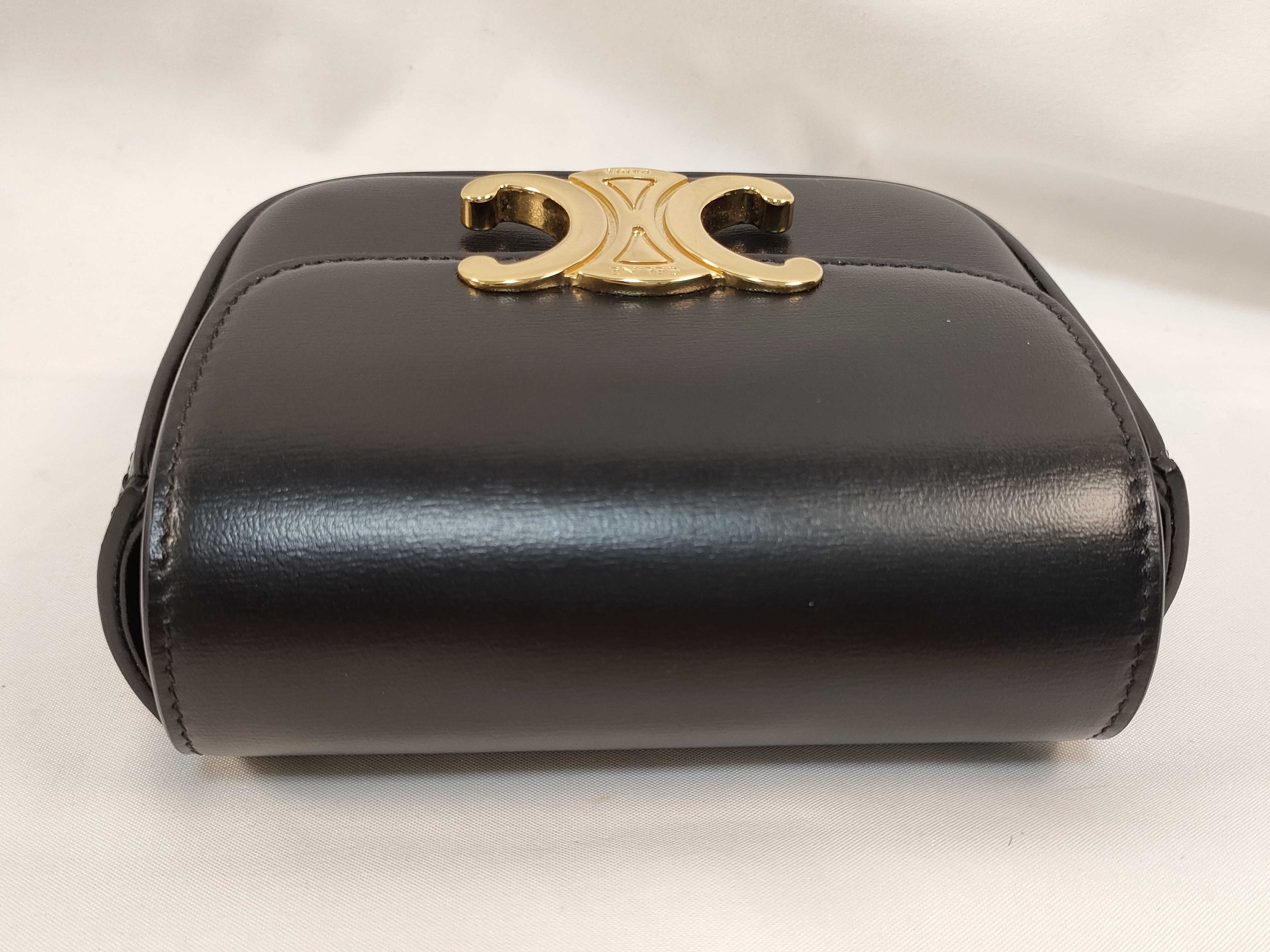 Triomphe Shoulder Bag Mini Black Shoulder Bag — view 7