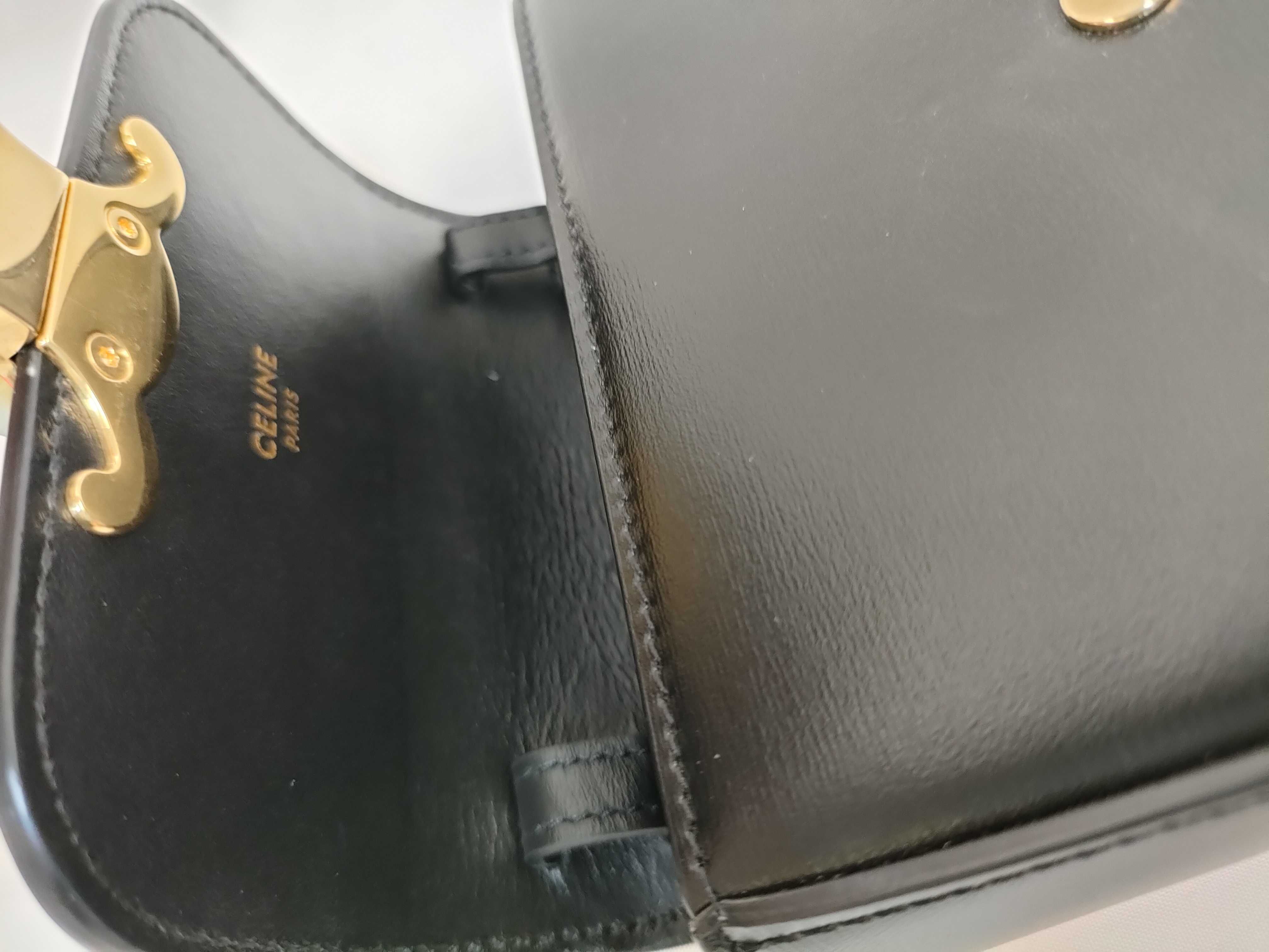 Triomphe Shoulder Bag Mini Black Shoulder Bag — view 9