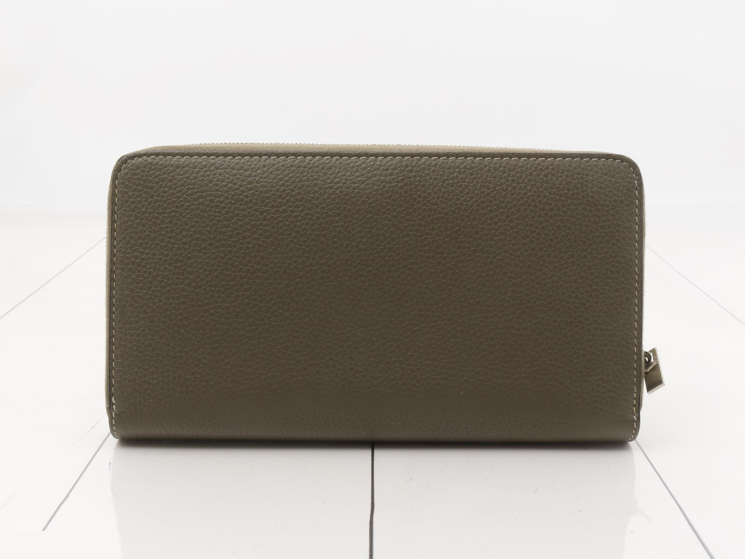 Wallet, gray, yellow — view 2