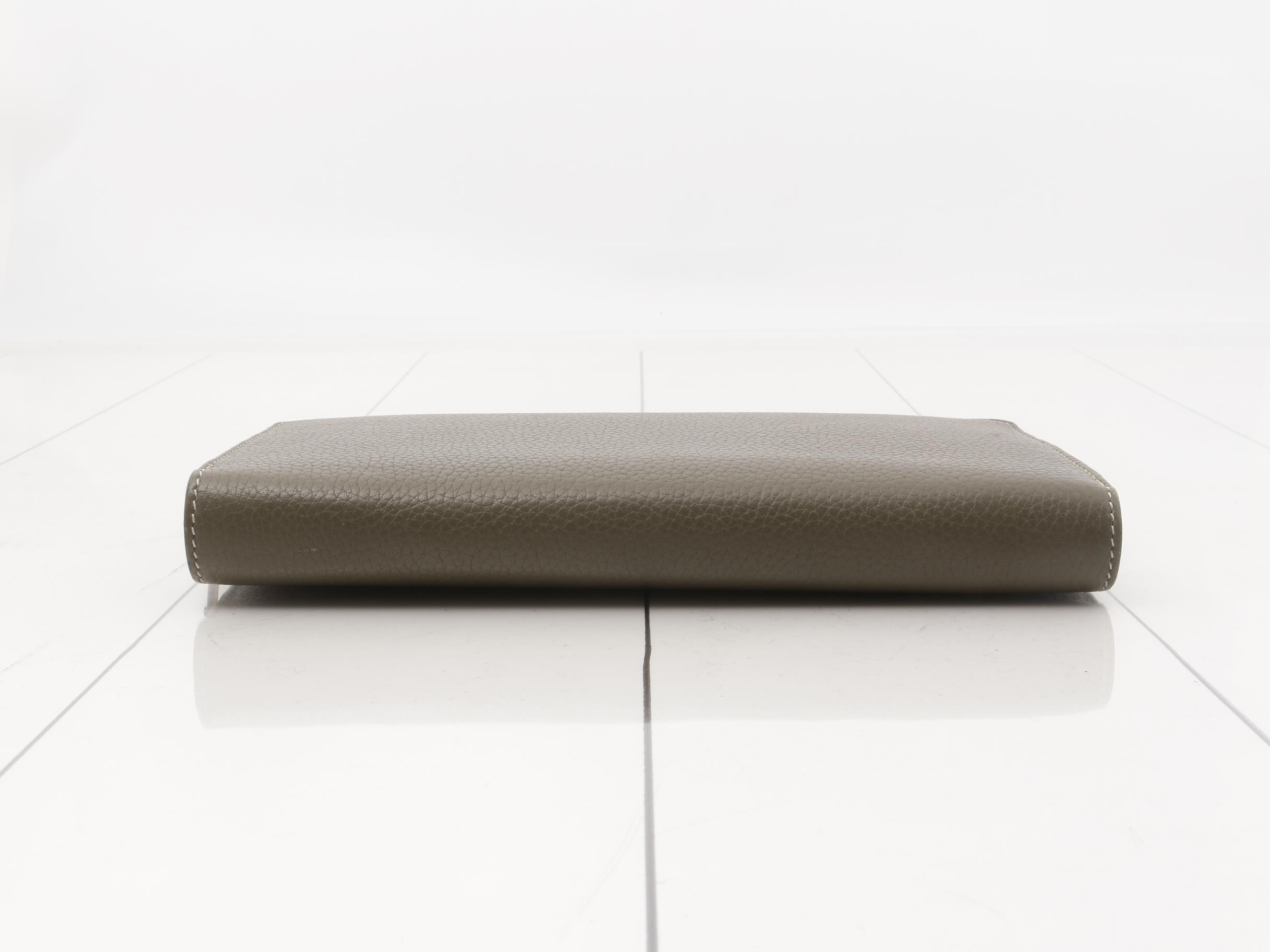 Wallet, gray, yellow — view 3