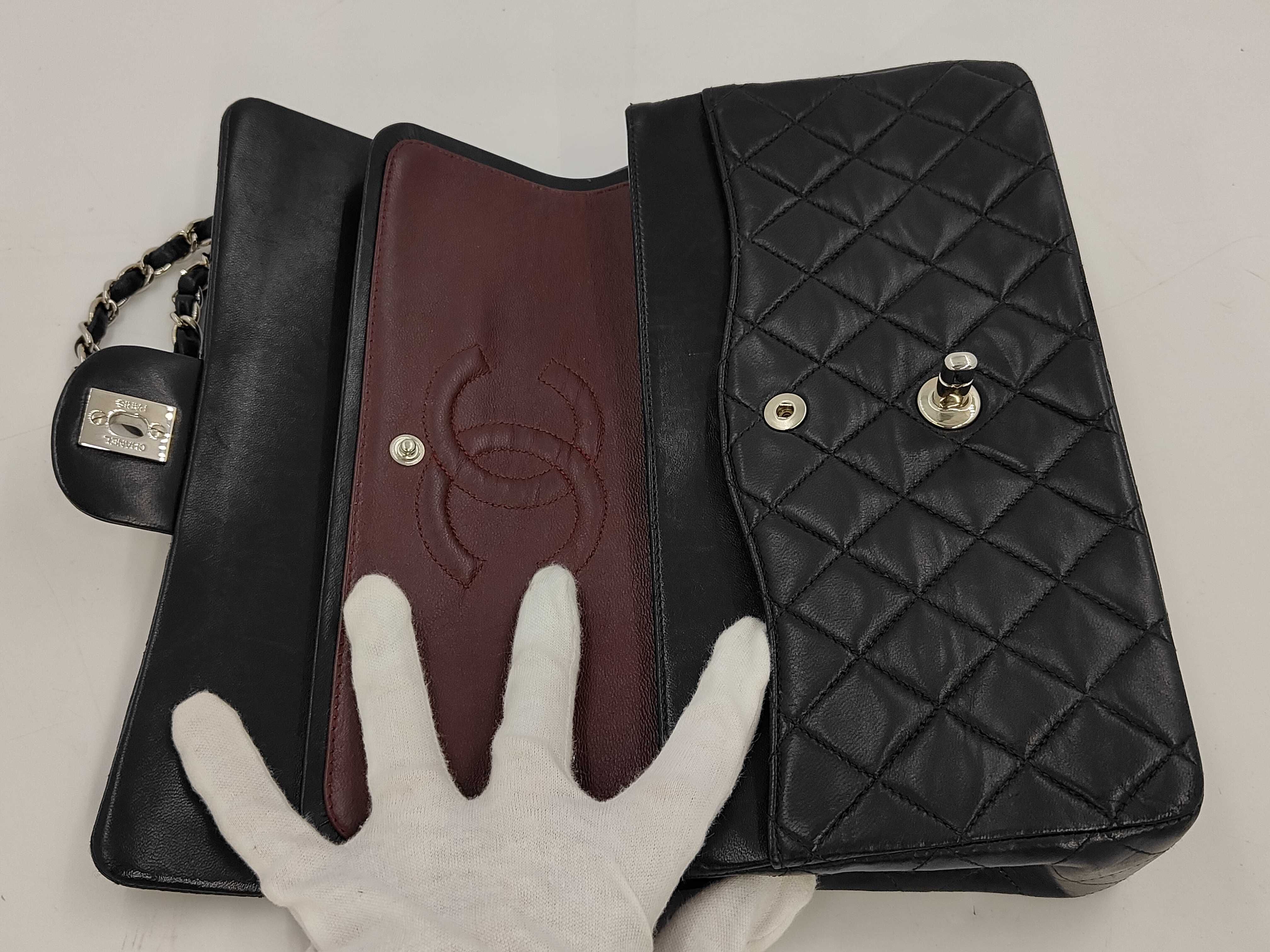 Matelassé Chain Lambskin Shoulder Bag — view 11