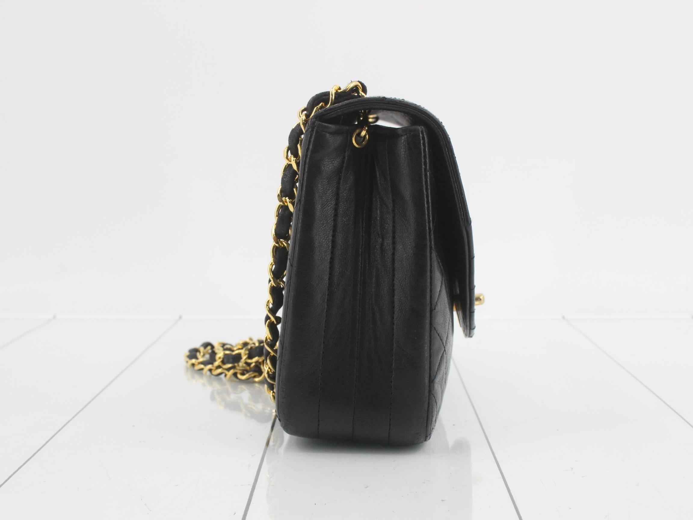 Matelassé Leather Chain Shoulder Bag — view 4