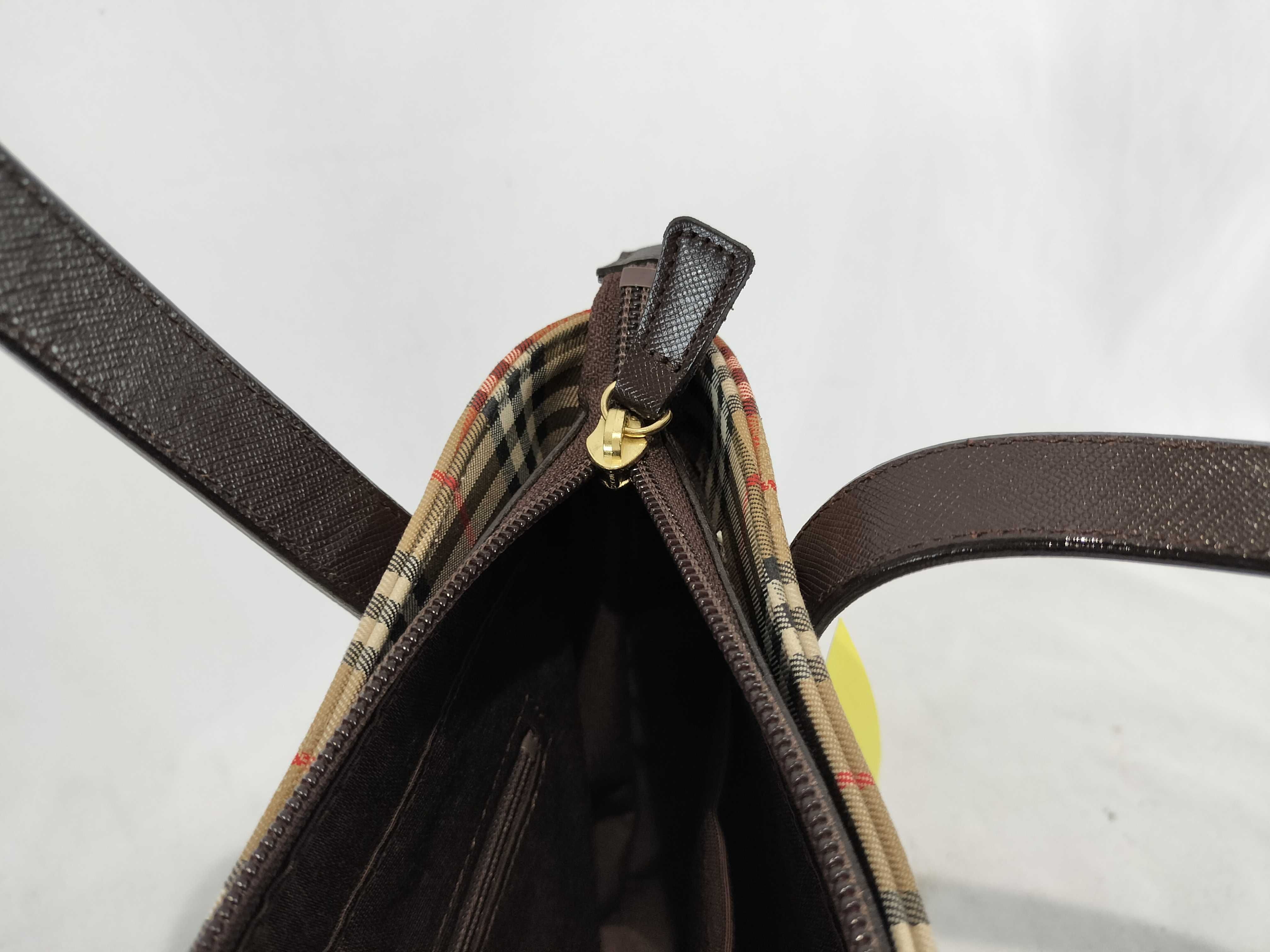 Bachette Mini Tote Canvas x Leather Handbag — view 11