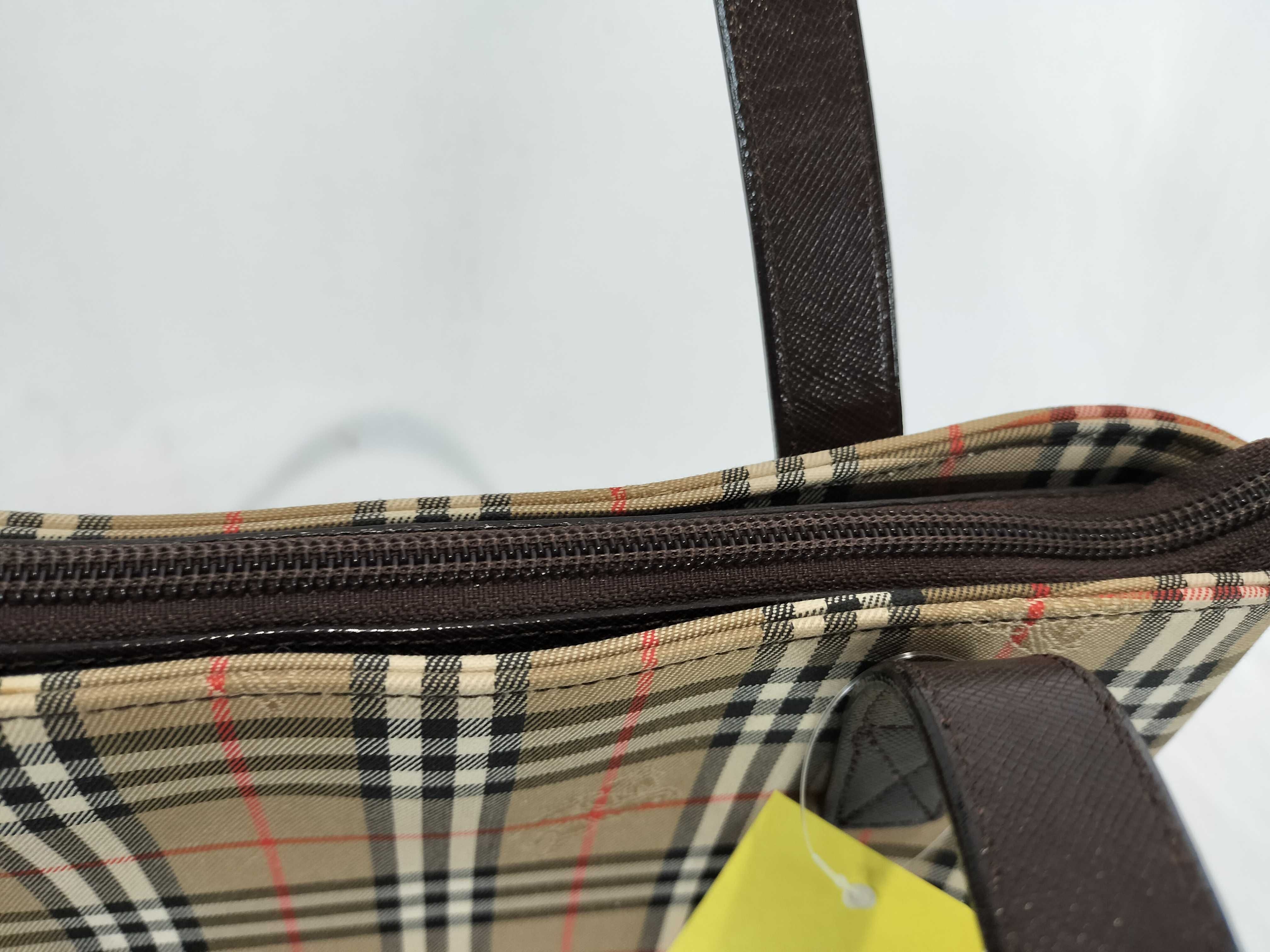 Bachette Mini Tote Canvas x Leather Handbag — view 9