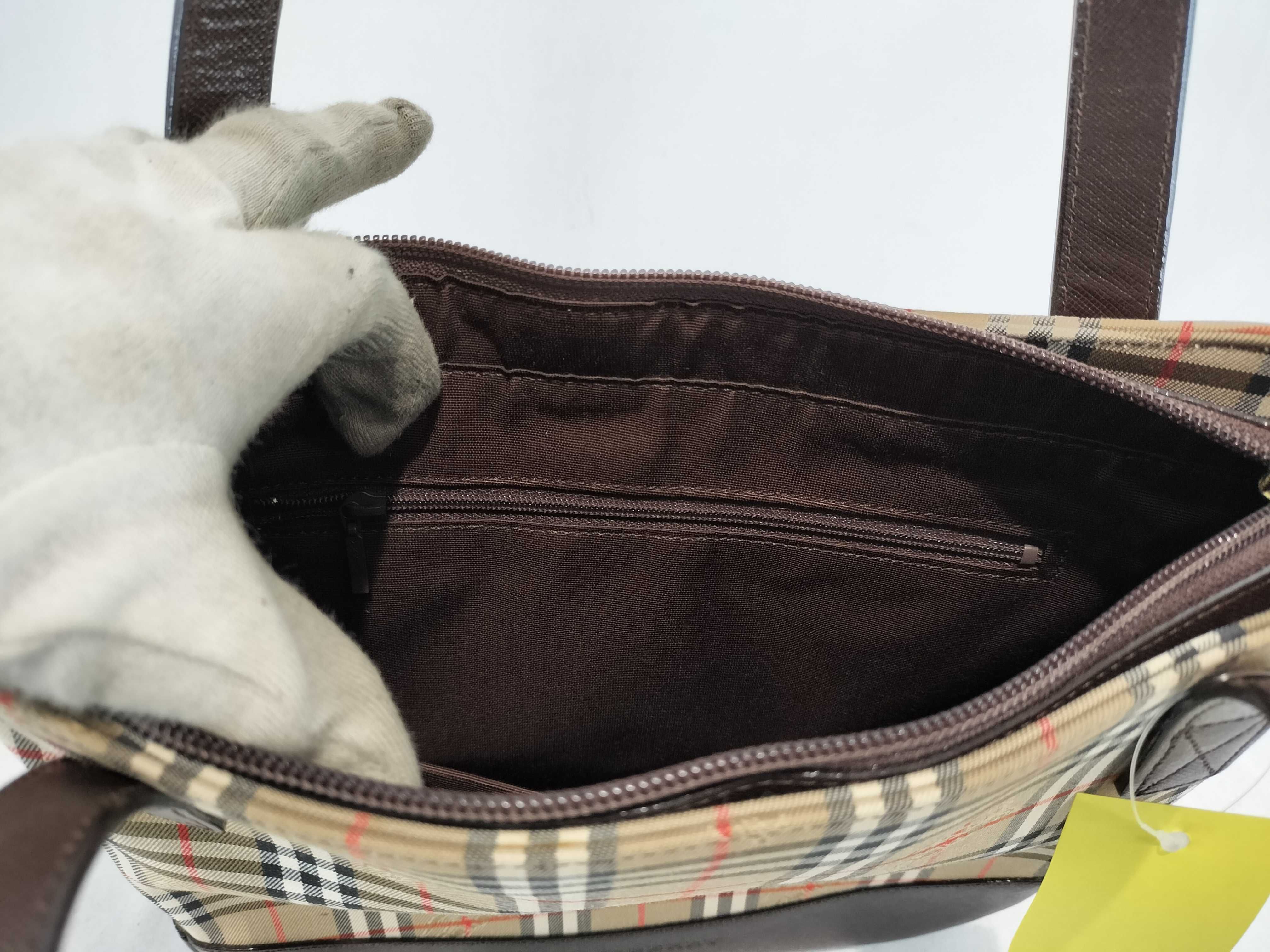 Bachette Mini Tote Canvas x Leather Handbag — view 10