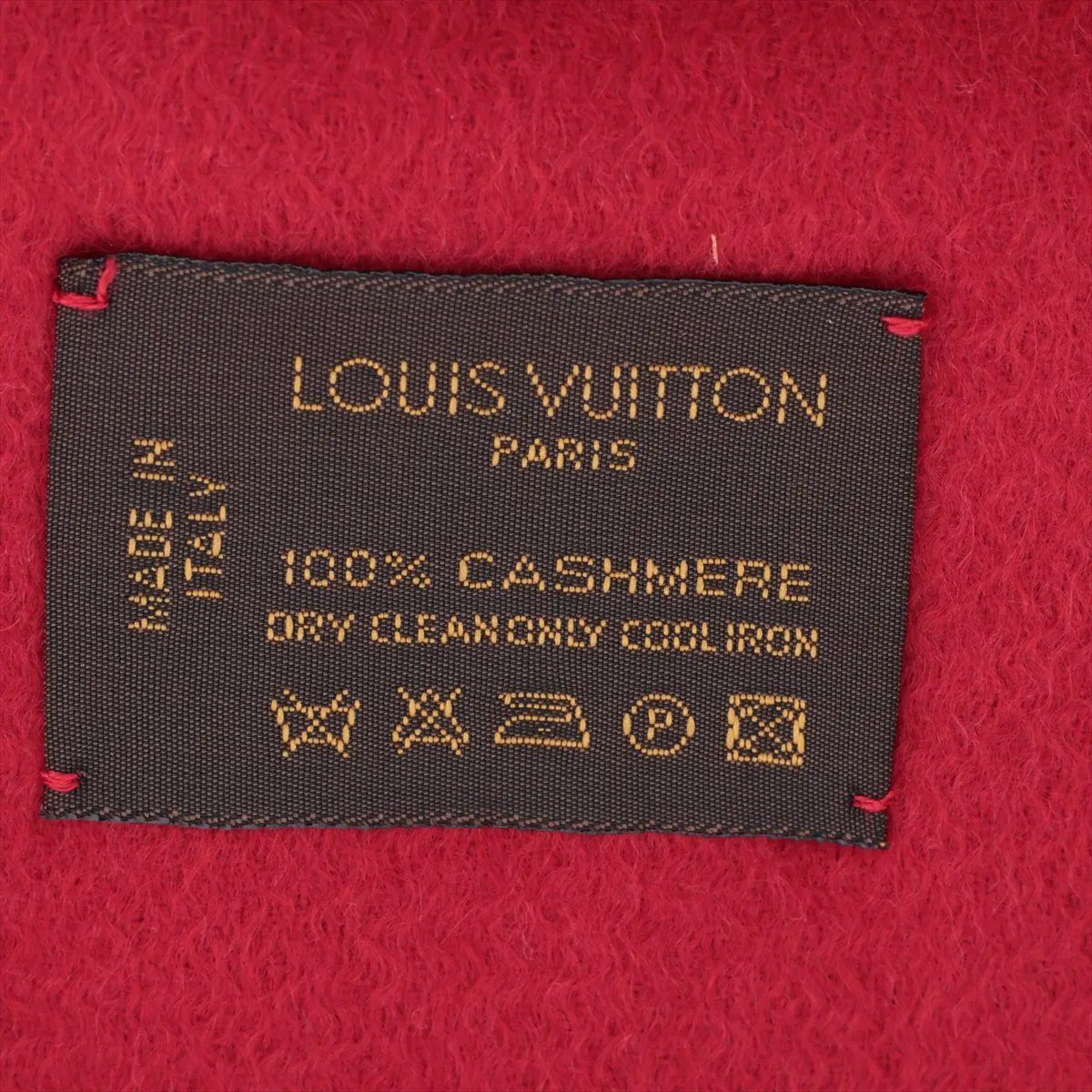 Echarpe Geram Scarf, Cashmere, Red, — view 3