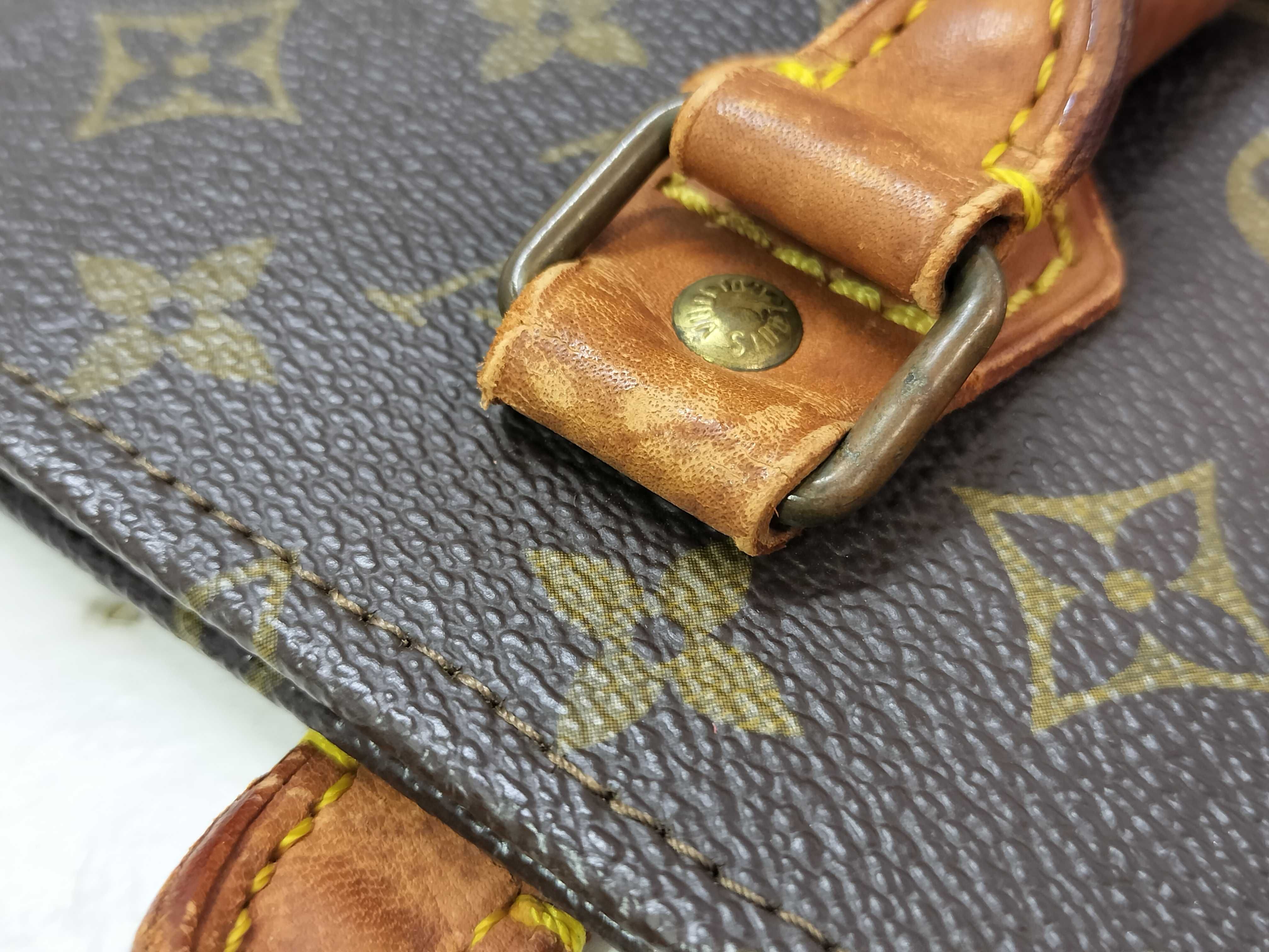 Monogram Louis Vuitton Sac Plat Handbag Tote Bag — view 5
