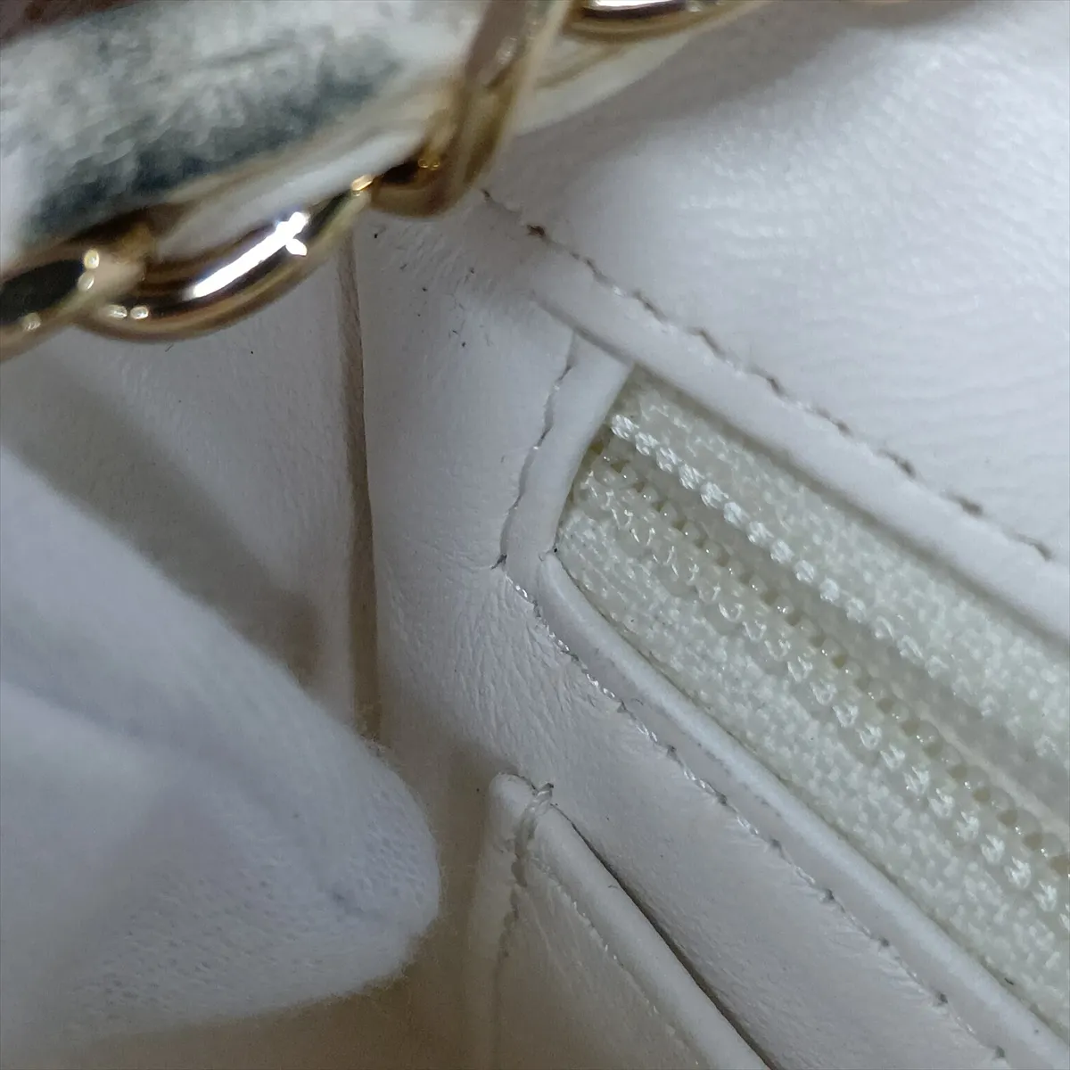 Mini Matelassé 20 Tweed Single Flap Single Chain Bag, White with Gold Hardware, K1XE5605, Random Plate, A69900 — view 13