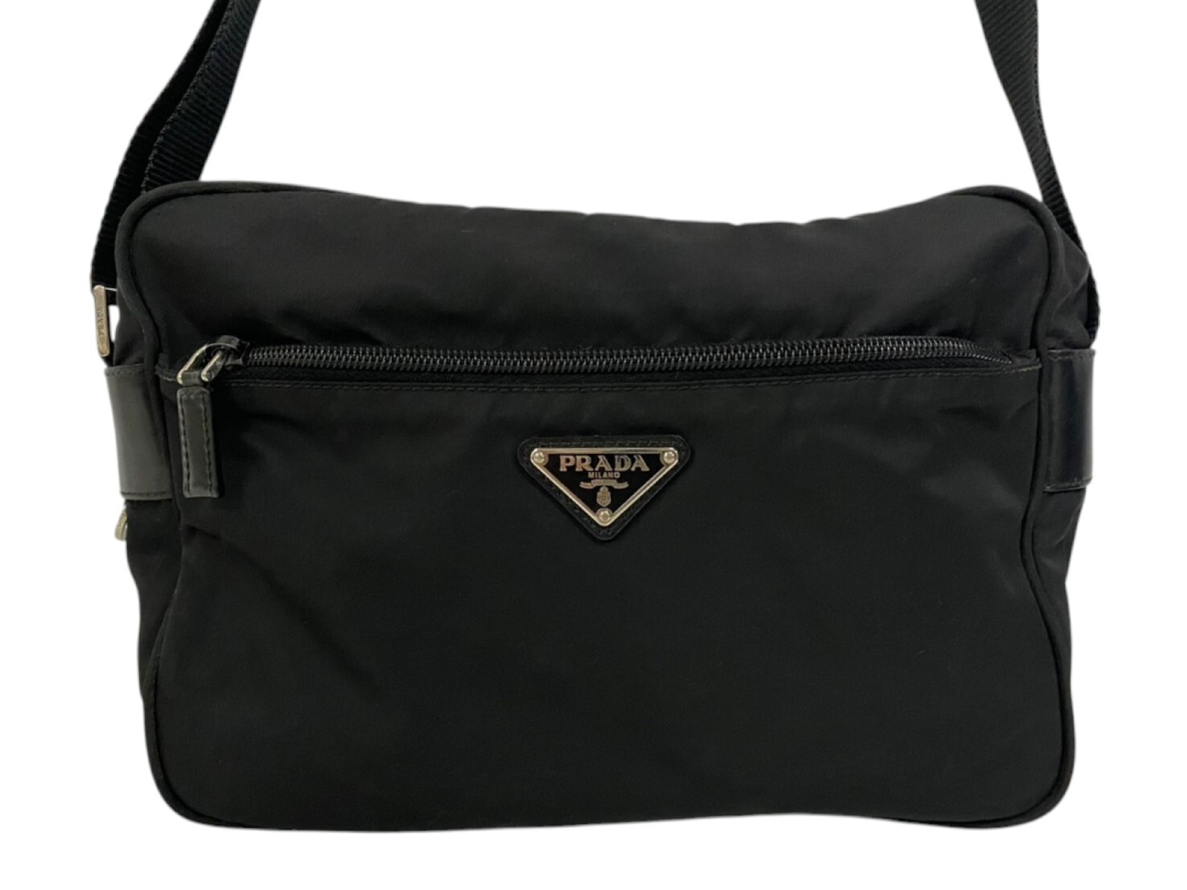 Triangle Logo Plate Shoulder Bag — view 2