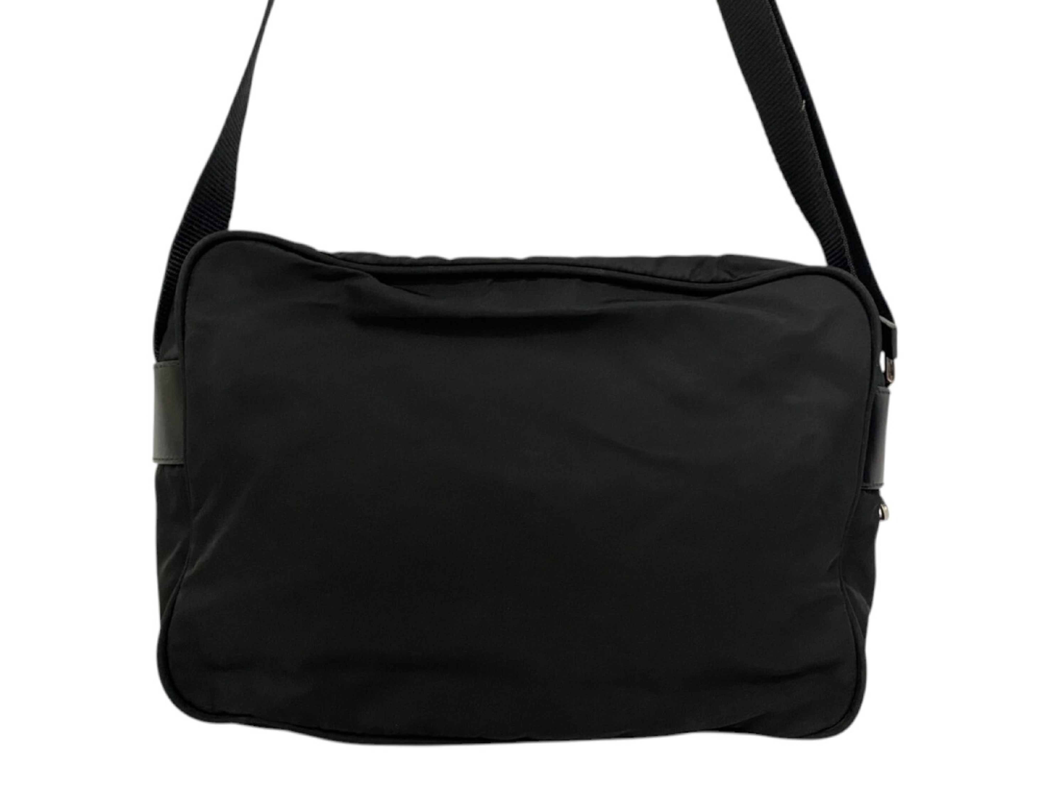 Triangle Logo Plate Shoulder Bag — view 3