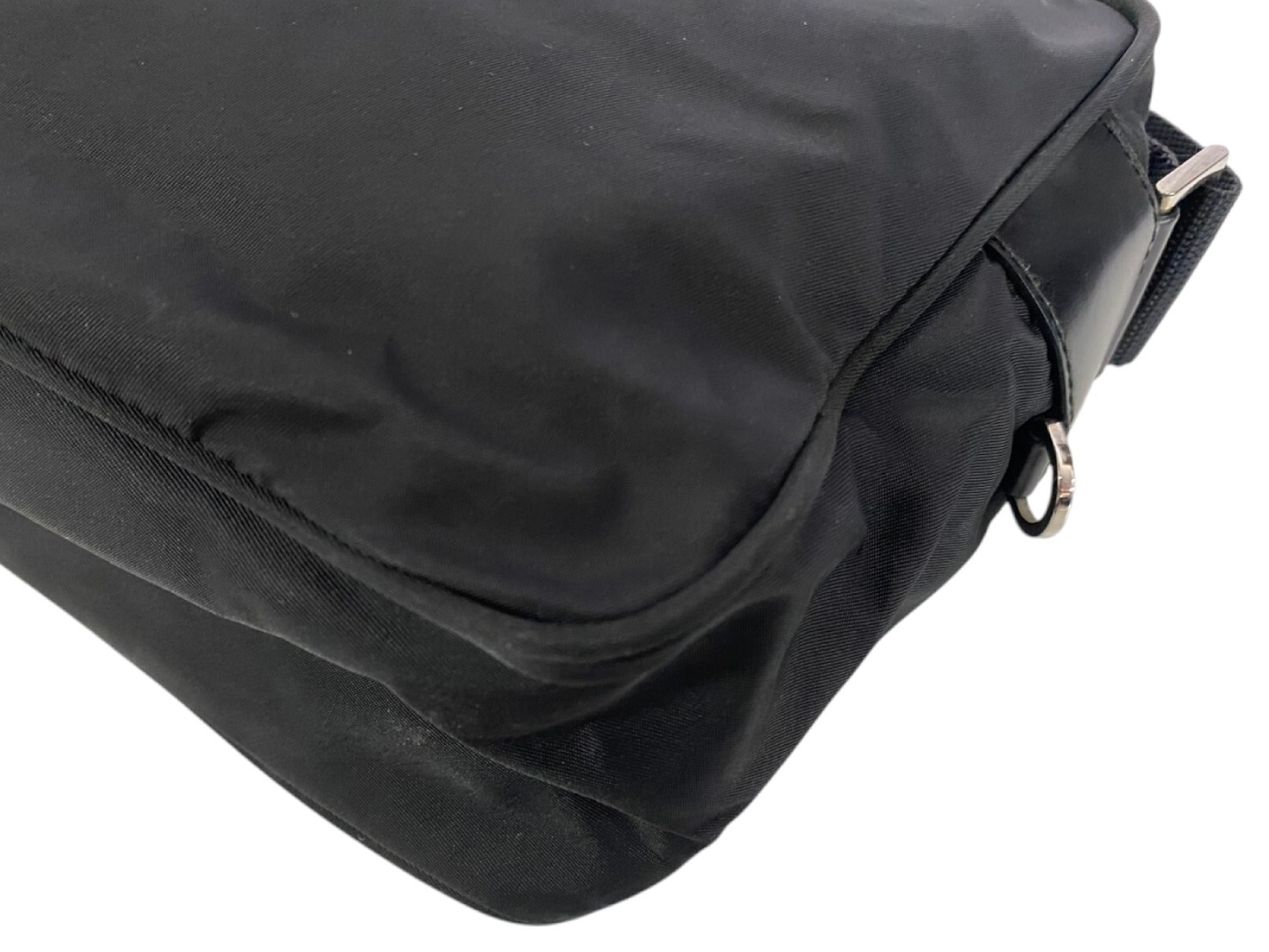 Triangle Logo Plate Shoulder Bag — view 6