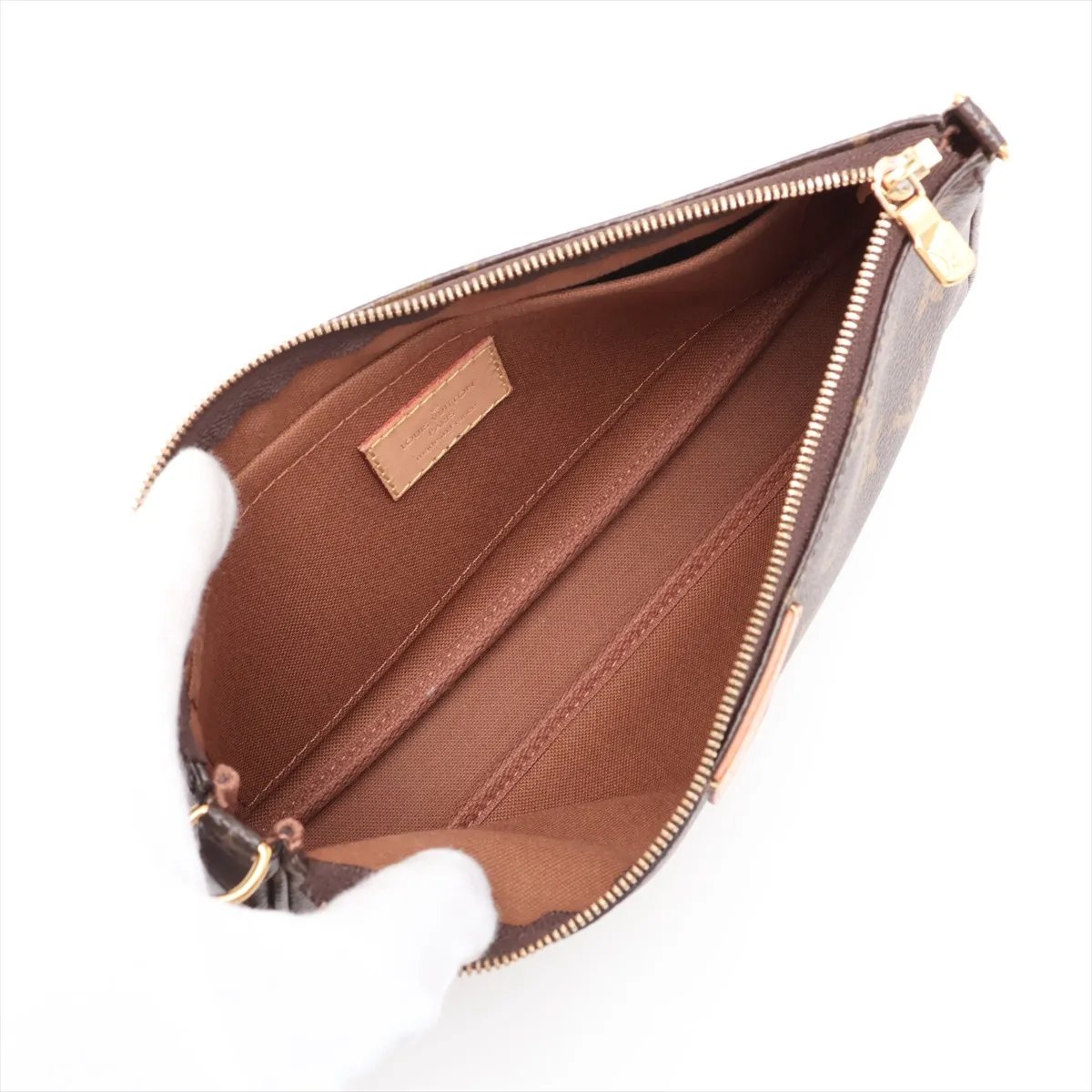 Monogram Multipochette Accessoires M44813 RI3260 Brown (RFID detected) — view 8