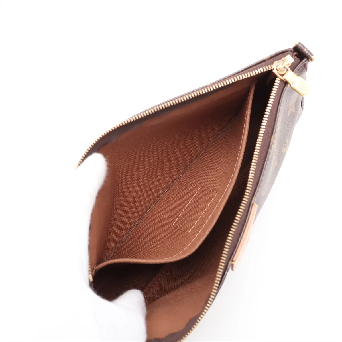 Monogram Multipochette Accessoires M44813 RI3260 Brown (RFID detected) — view 9