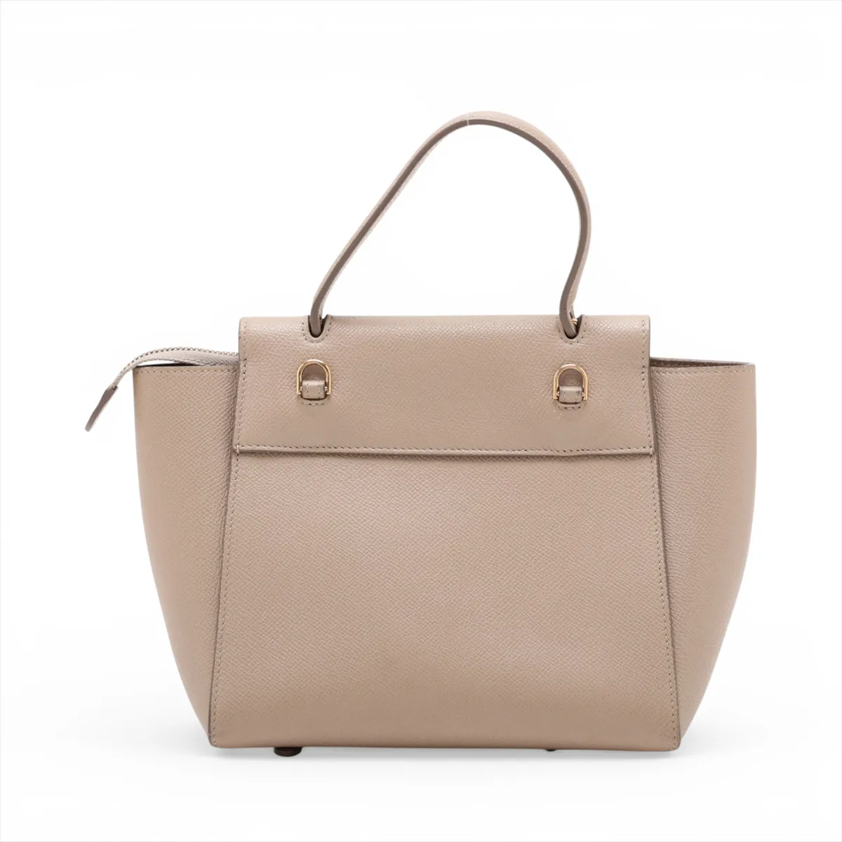 Belt Bag Nano Leather 2-Way Handbag Beige — view 2