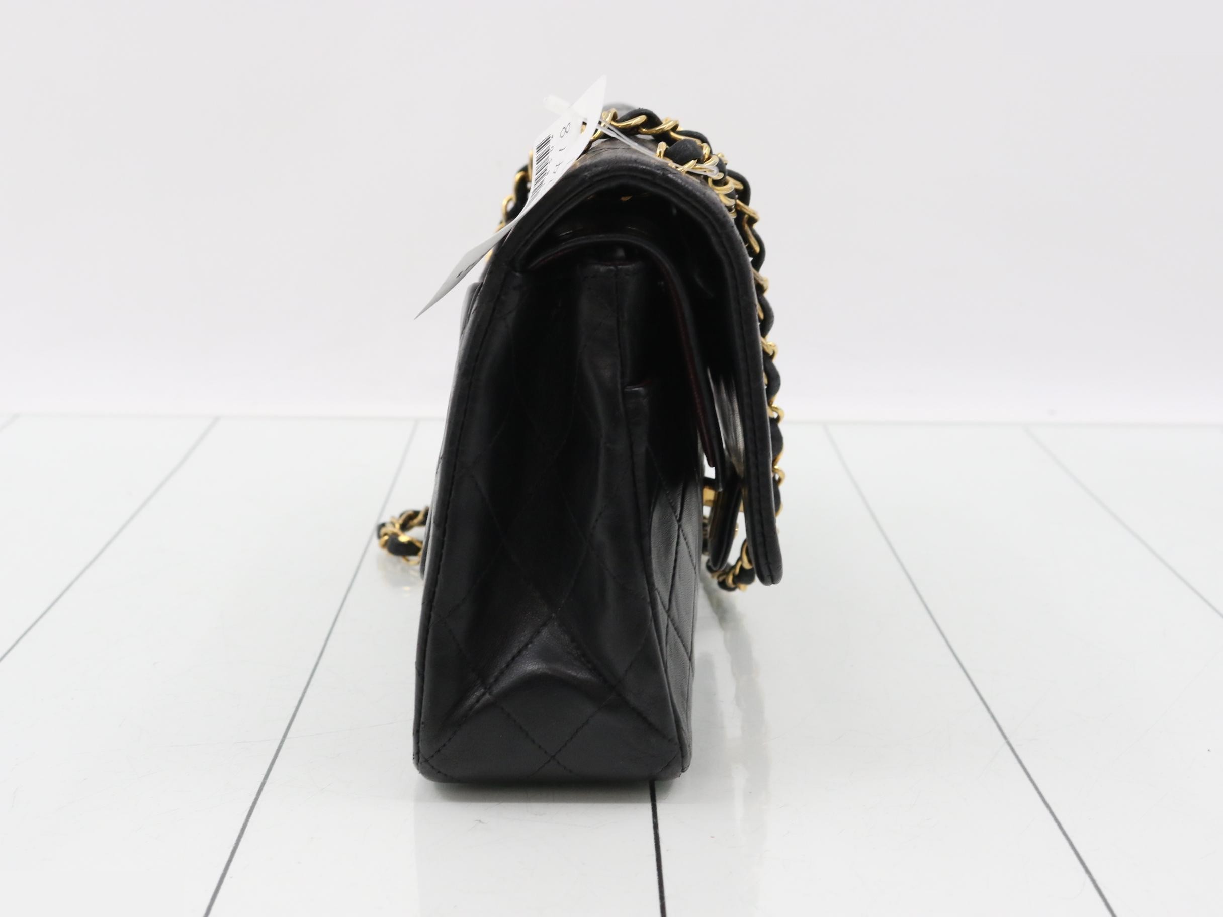 Double flap double chain shoulder bag, with sticker, item number 2. — view 4