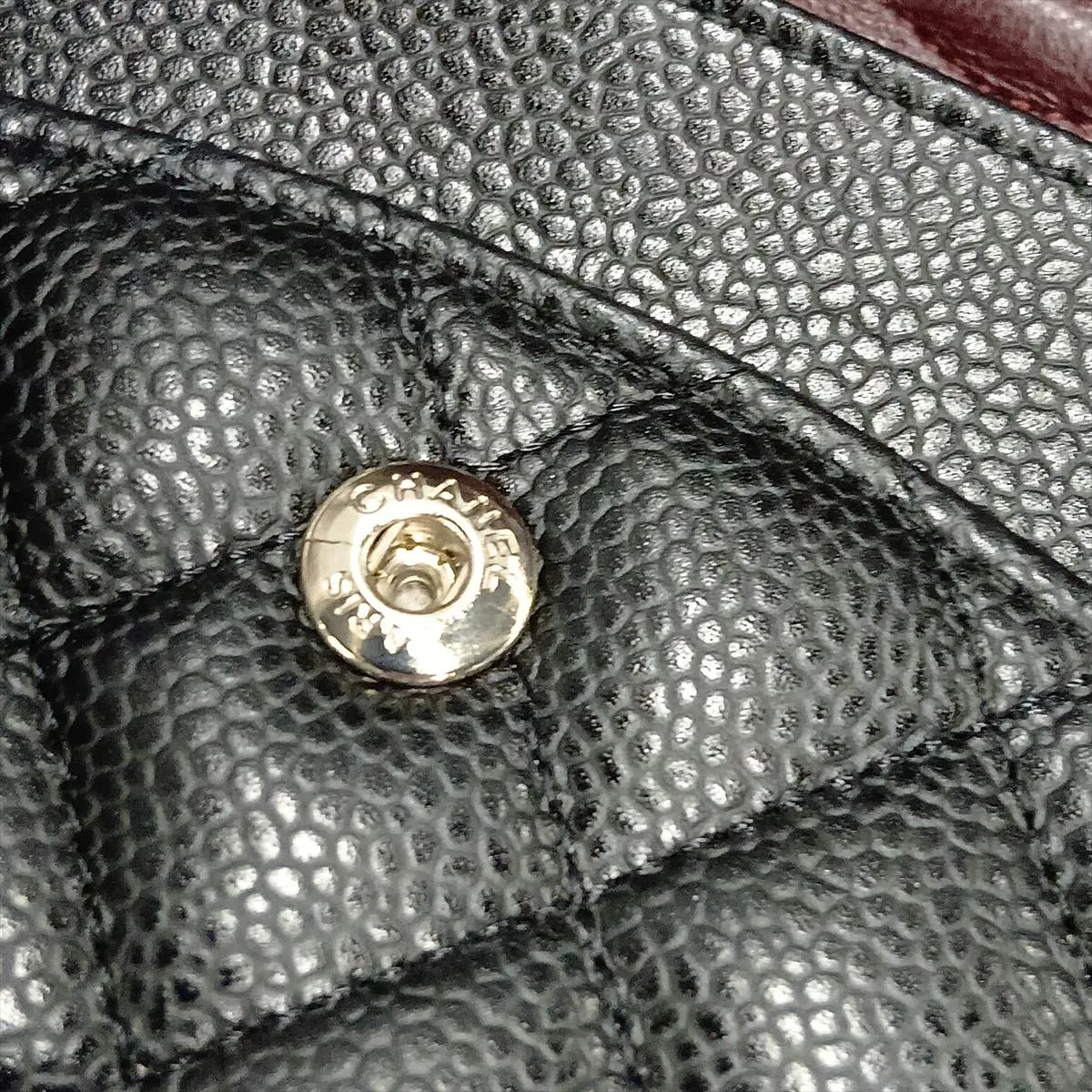 [Individually packaged] Chanel Matelassé 25 Caviar Skin Double Flap Double Chain Bag, Black with Silver Hardware, 14681436, Serial Number 14, A01112 — view 11