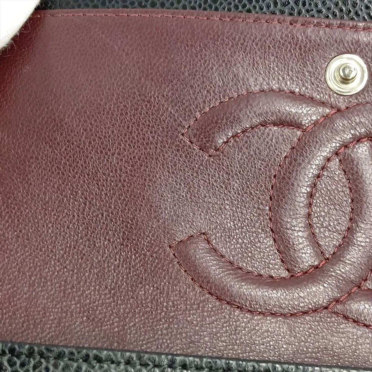 [Individually packaged] Chanel Matelassé 25 Caviar Skin Double Flap Double Chain Bag, Black with Silver Hardware, 14681436, Serial Number 14, A01112 — view 12