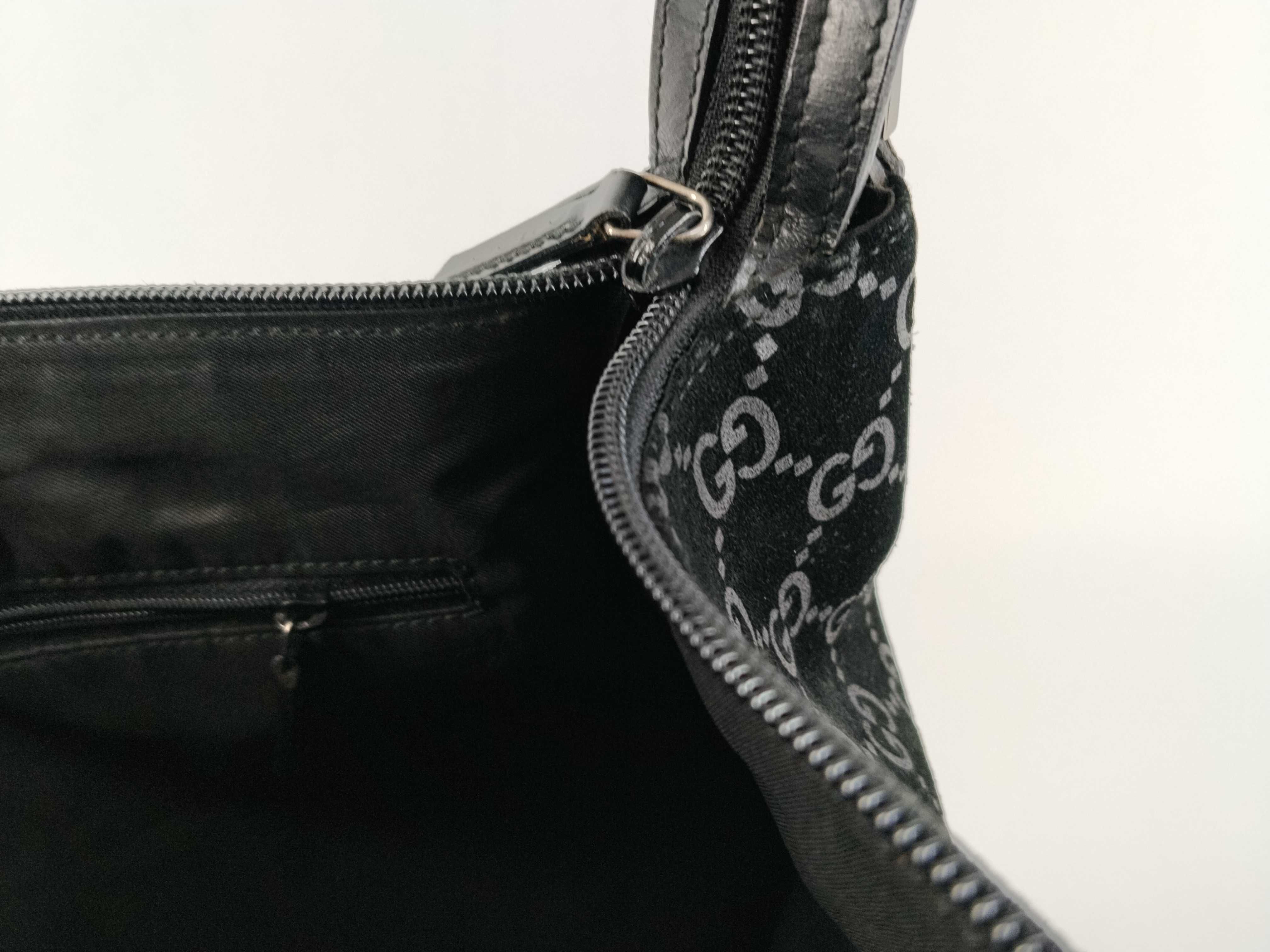 GG Suede One-Shoulder Bag — view 9
