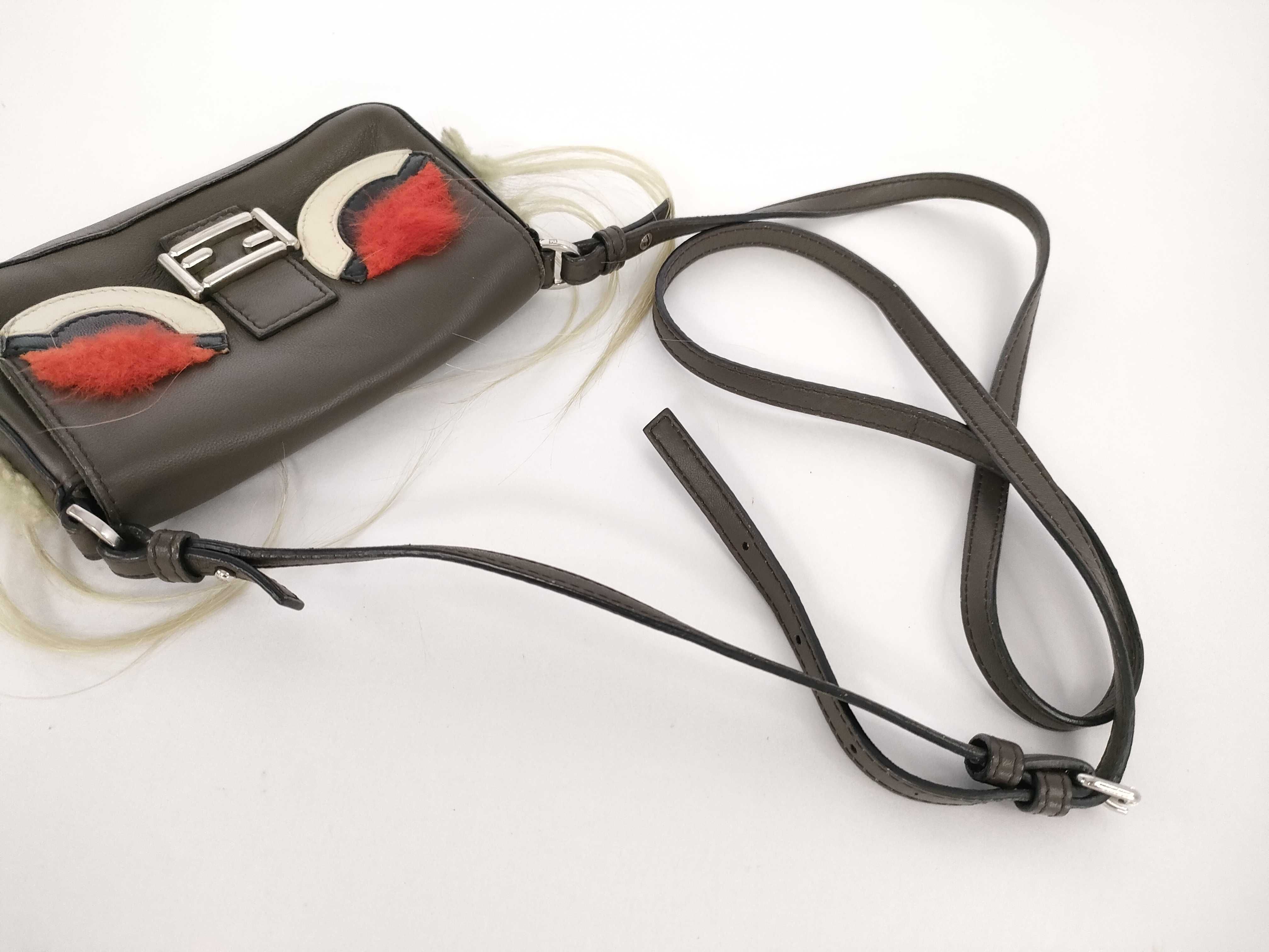 Micro Baguette Leather Shoulder Bag — view 3