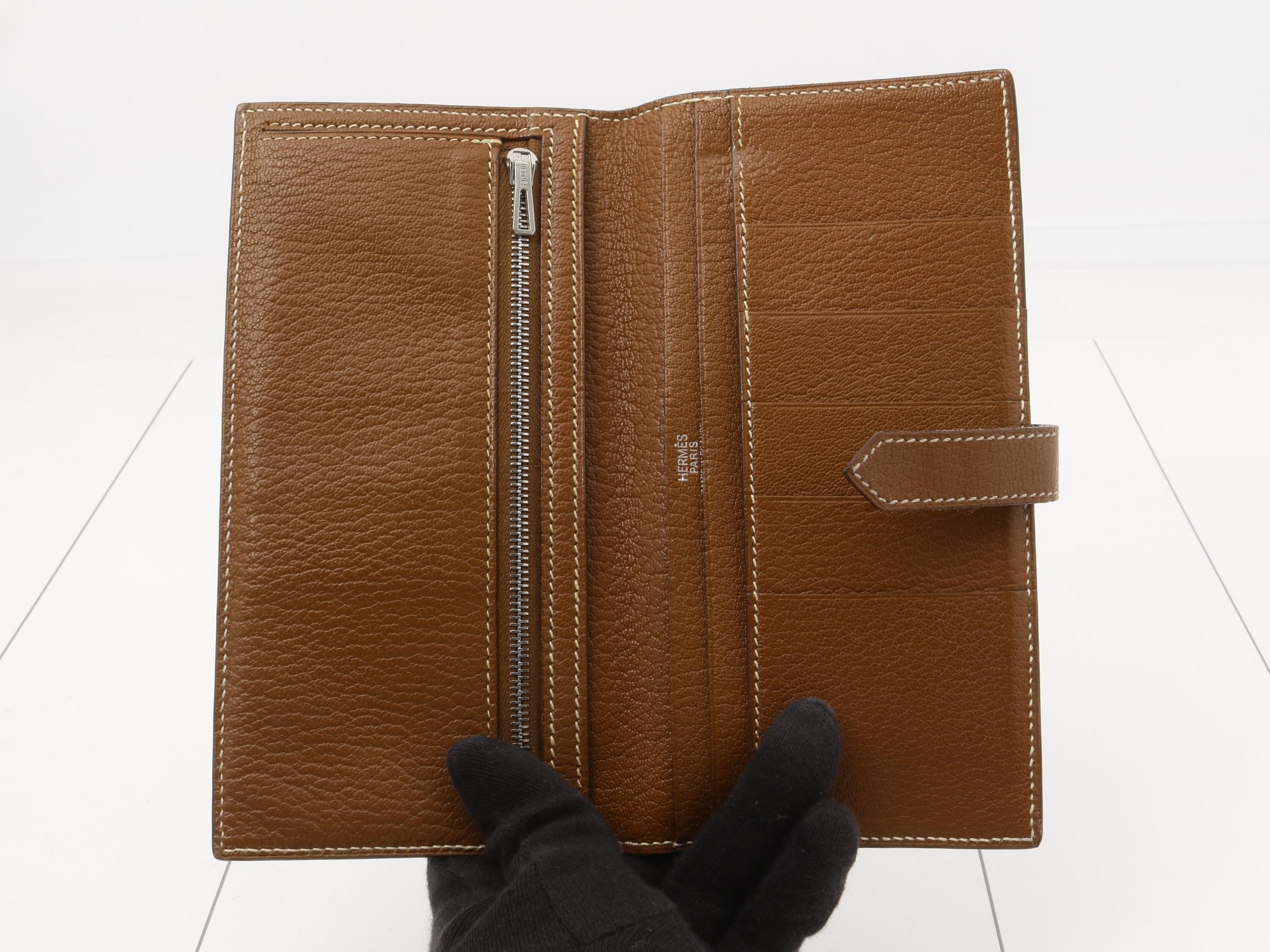 Bearn I stamp HERMES wallet — view 4
