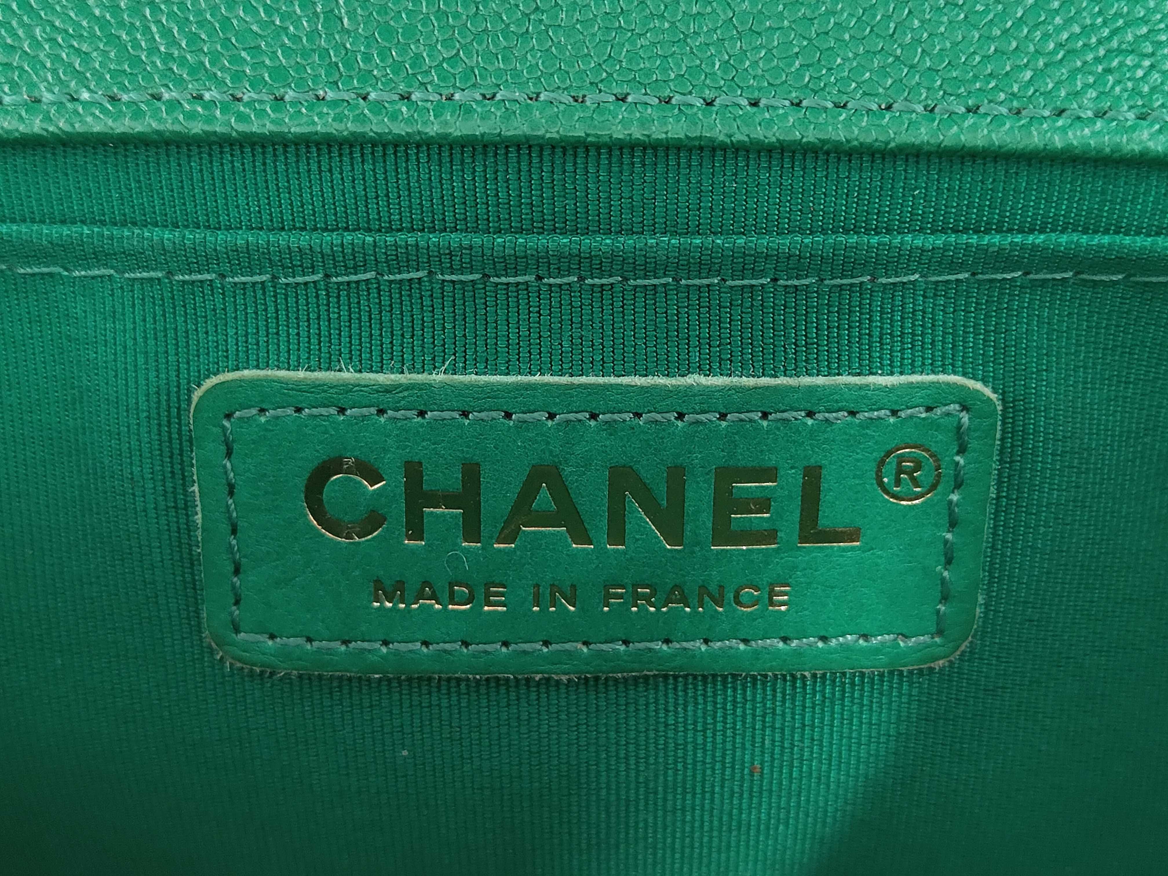 Le Boy Green Quilted Lambskin Shoulder Bag — view 11