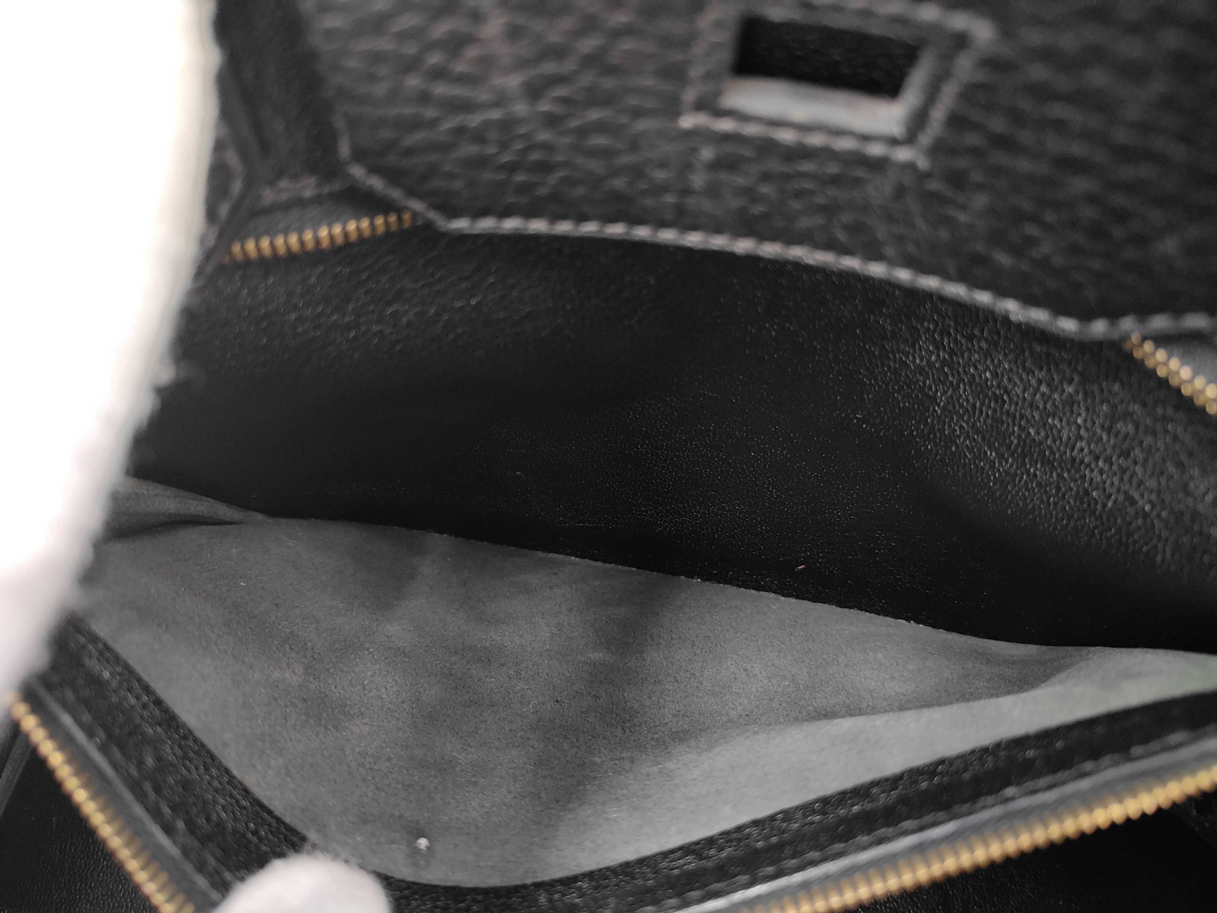 Ardennes Birkin 30 D stamp Black Handbag — view 11