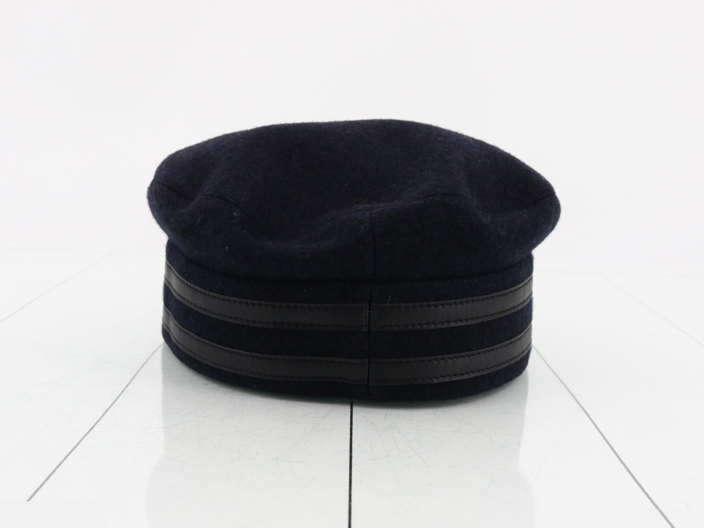 Saint Malo Hat, Navy — view 2