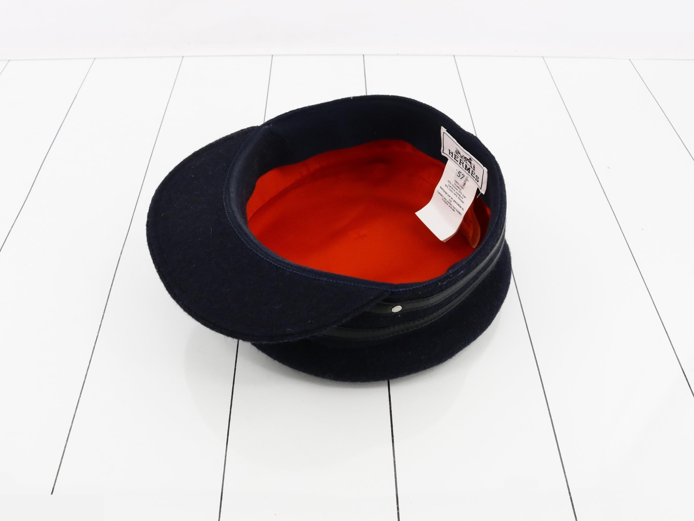 Saint Malo Hat, Navy — view 3