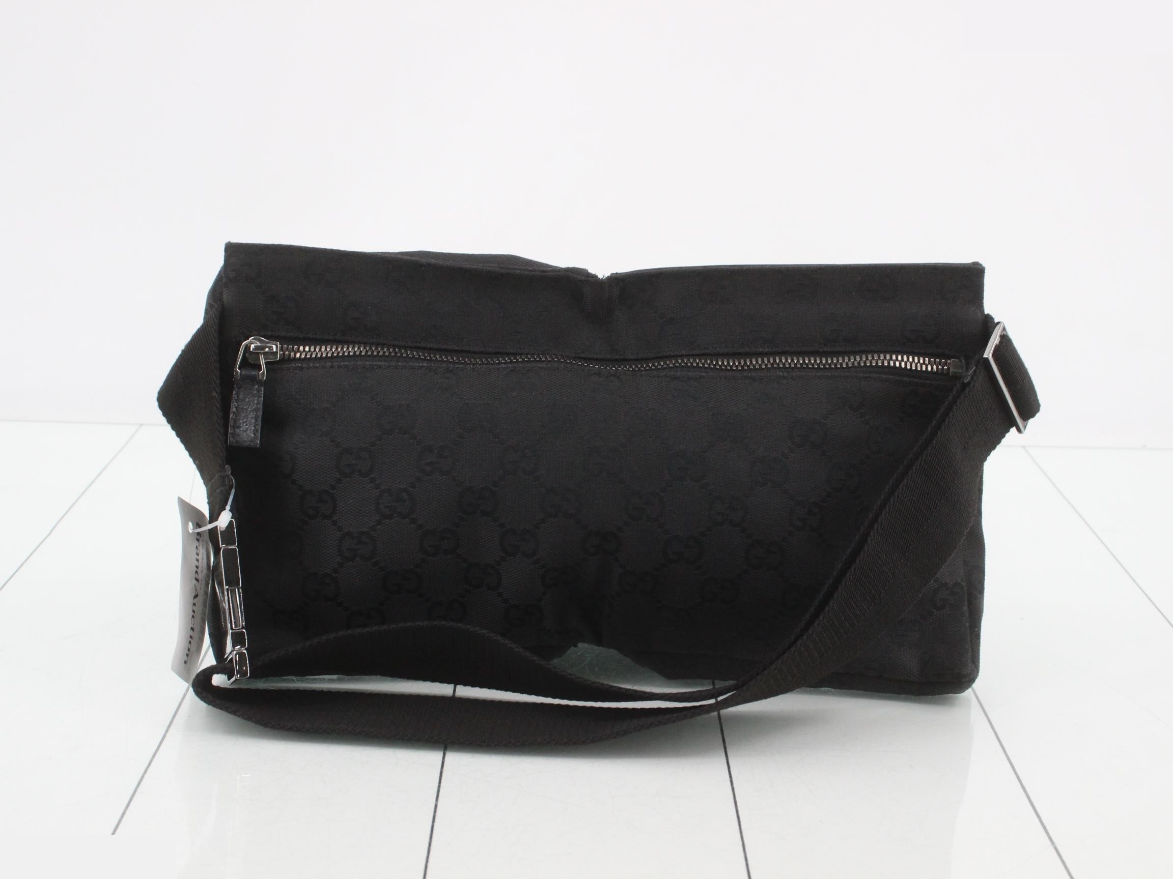 GG Canvas Waist Bag / Body Bag - Black — view 2