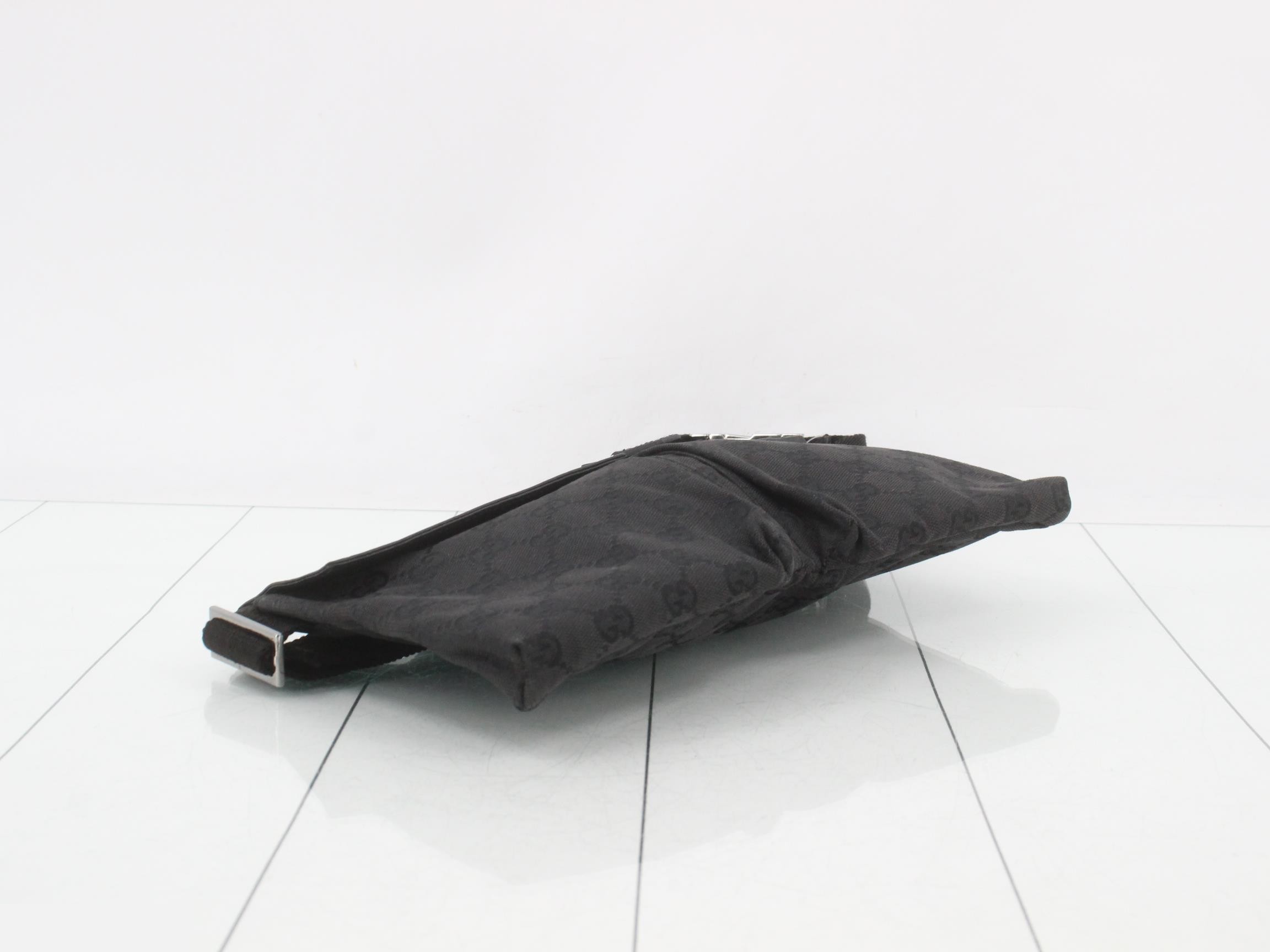 GG Canvas Waist Bag / Body Bag - Black — view 5