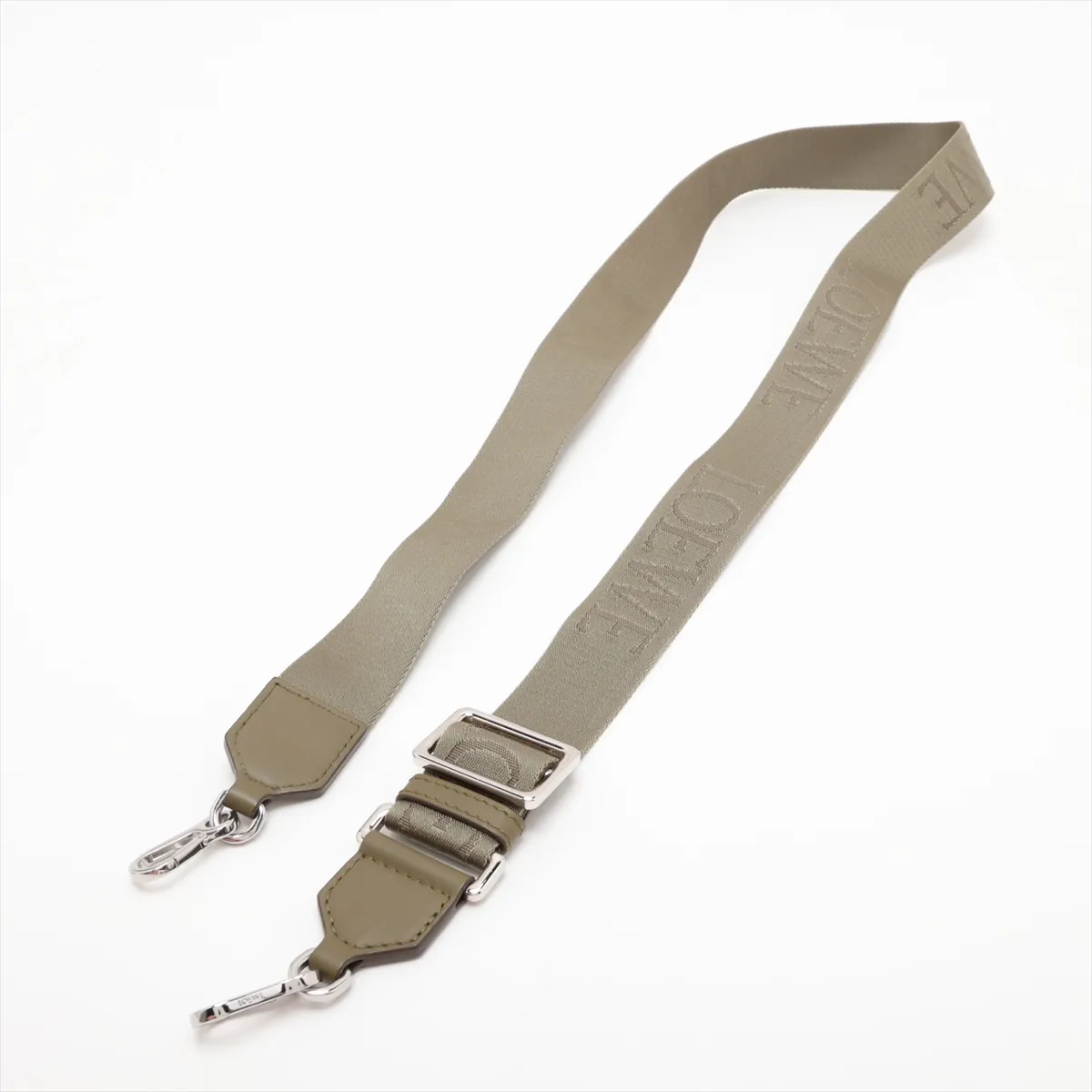 Anagram Camera Crossbody Bag Mini Leather Shoulder Bag Khaki — view 7